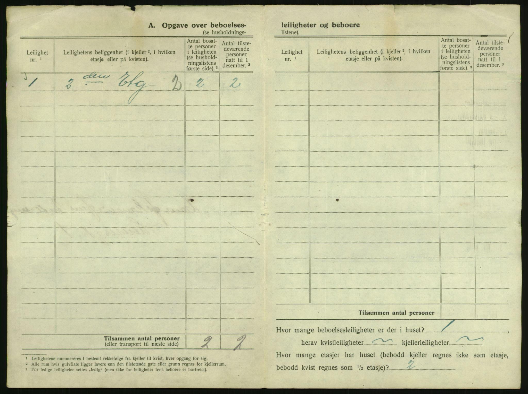 SAO, 1920 census for Kristiania, 1920, p. 109366