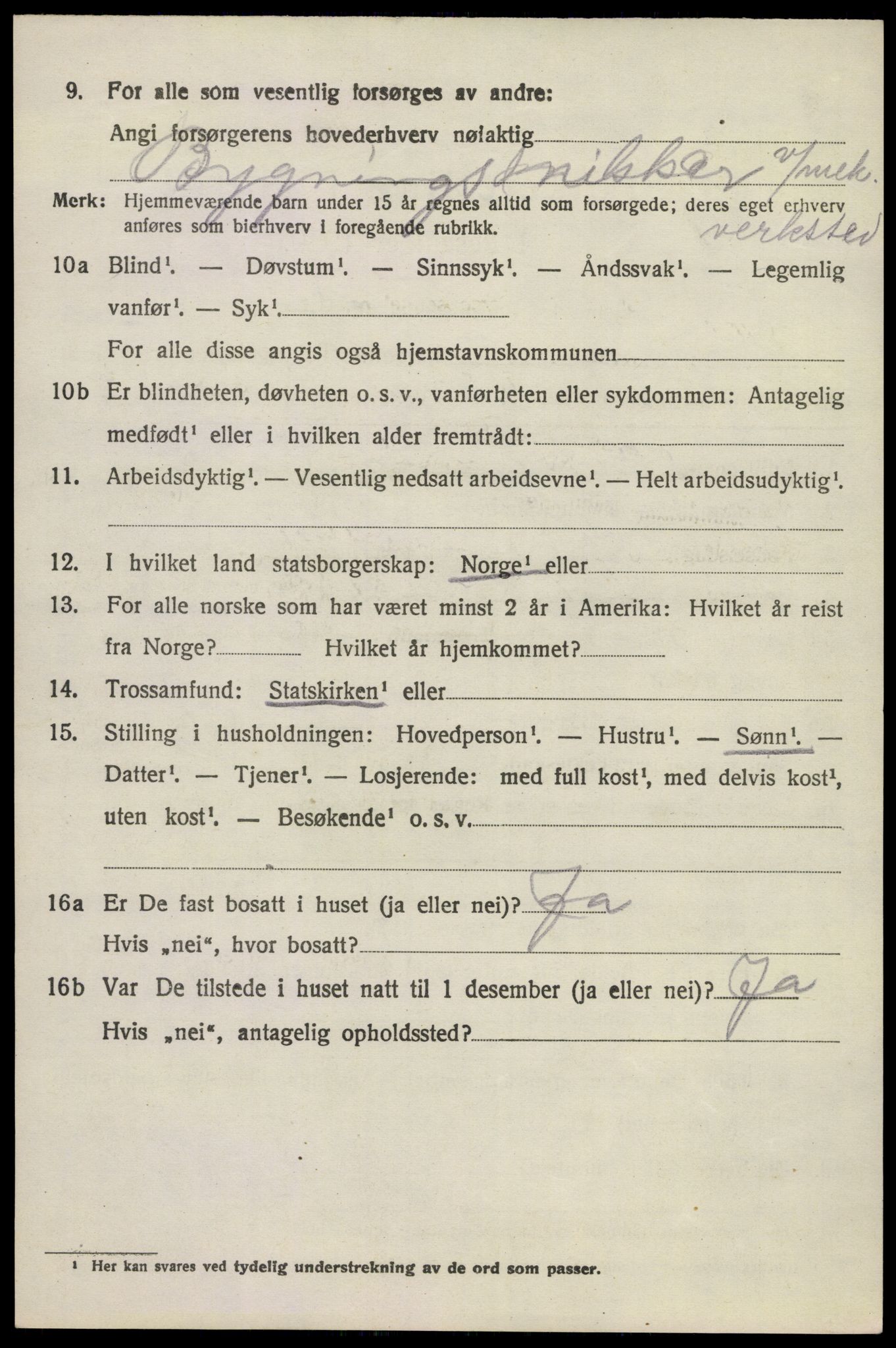 SAKO, 1920 census for Hedrum, 1920, p. 2392