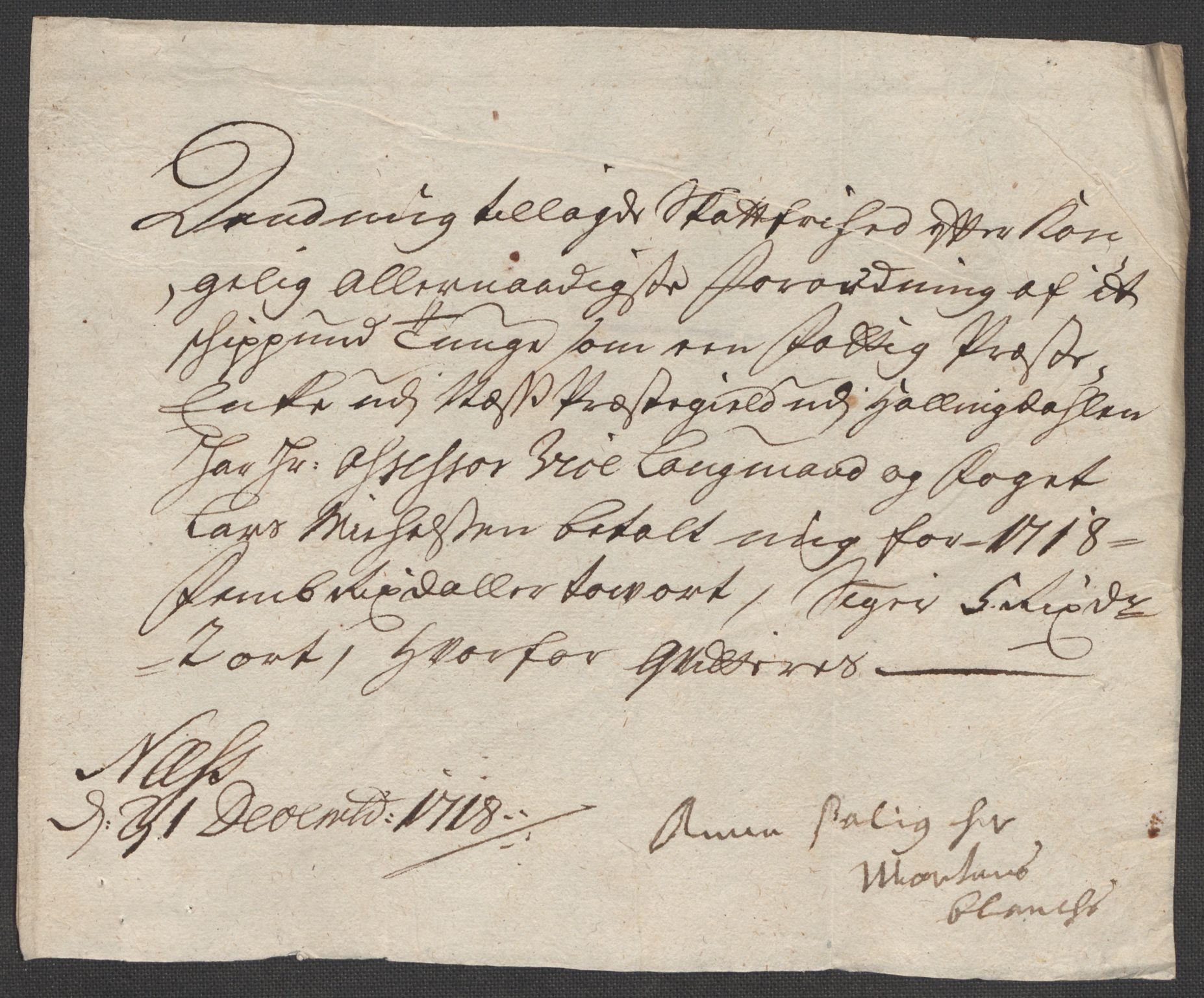 Rentekammeret inntil 1814, Reviderte regnskaper, Fogderegnskap, RA/EA-4092/R23/L1476: Fogderegnskap Ringerike og Hallingdal, 1718, p. 213