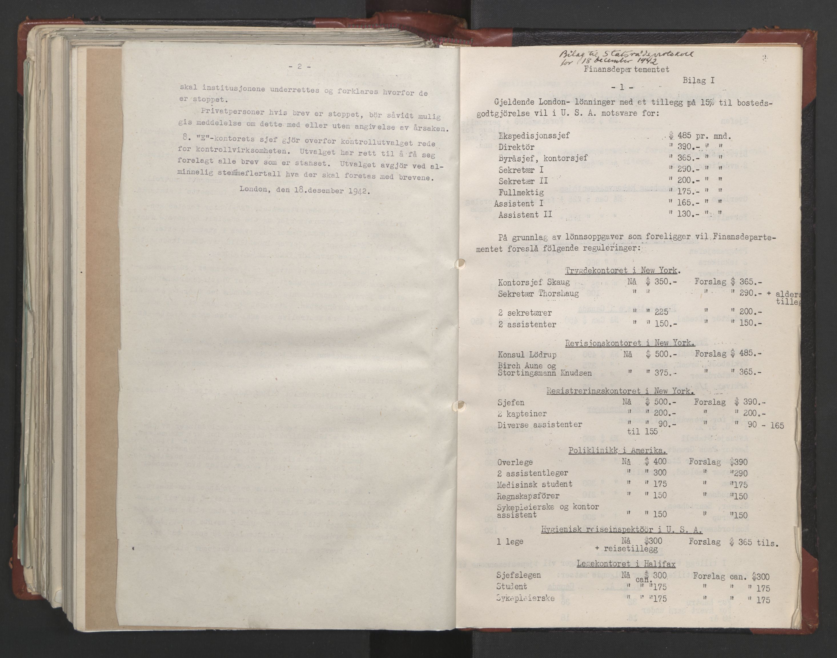 Statsrådssekretariatet, AV/RA-S-1001/A/Ac/L0122: Kgl. res. (9/4) 17/4 1940 -18/12 1942, 1940-1942, p. 384