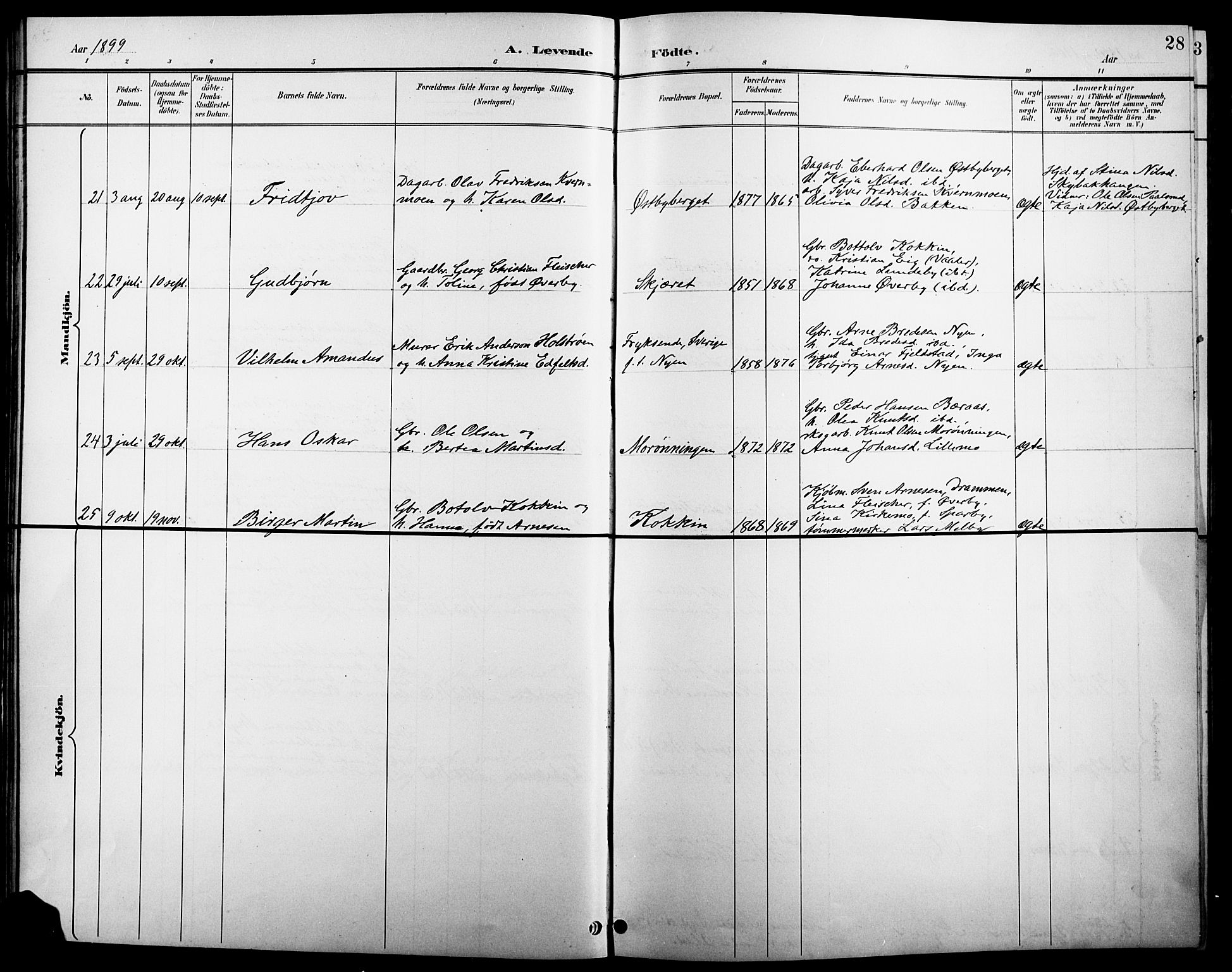 Åsnes prestekontor, AV/SAH-PREST-042/H/Ha/Hab/L0005: Parish register (copy) no. 5, 1895-1920, p. 28