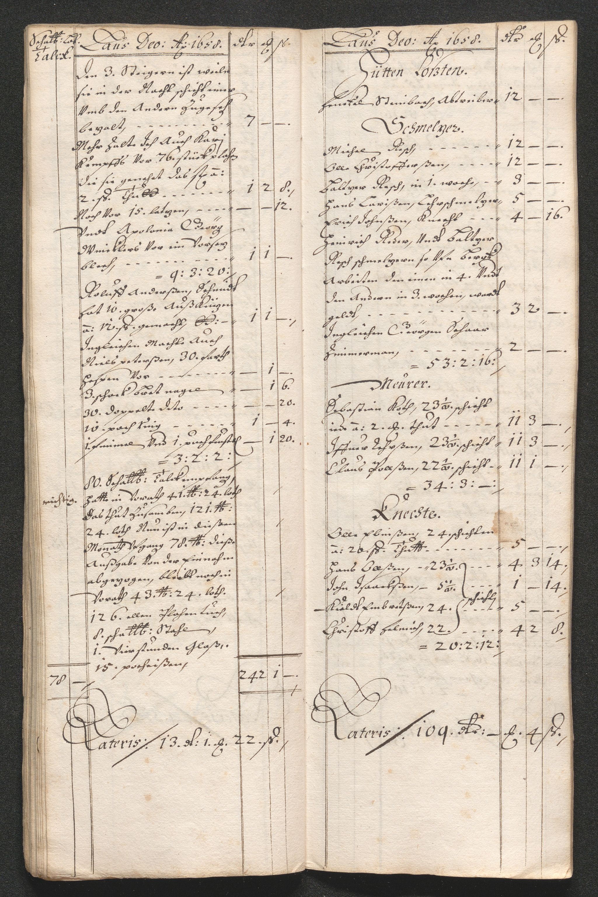 Kongsberg Sølvverk 1623-1816, AV/SAKO-EA-3135/001/D/Dc/Dcd/L0033: Utgiftsregnskap for gruver m.m. , 1658, p. 458