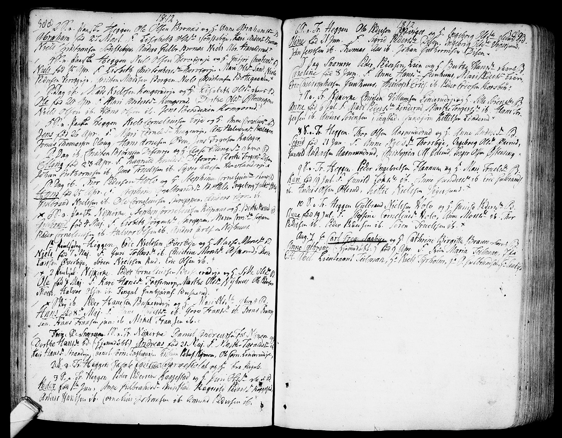 Modum kirkebøker, SAKO/A-234/F/Fa/L0003: Parish register (official) no. 3, 1783-1819, p. 388-389