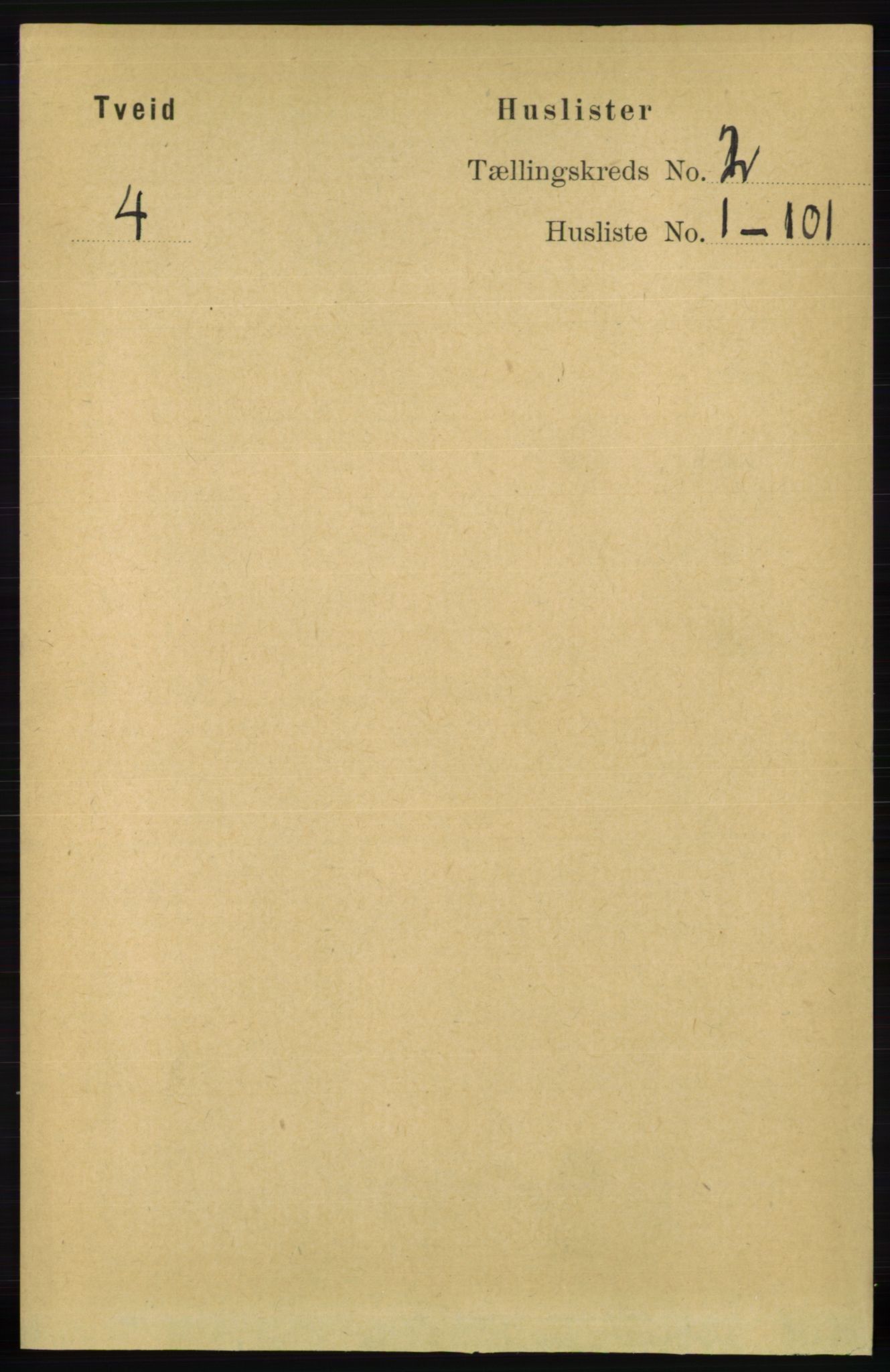 RA, 1891 census for 1013 Tveit, 1891, p. 413