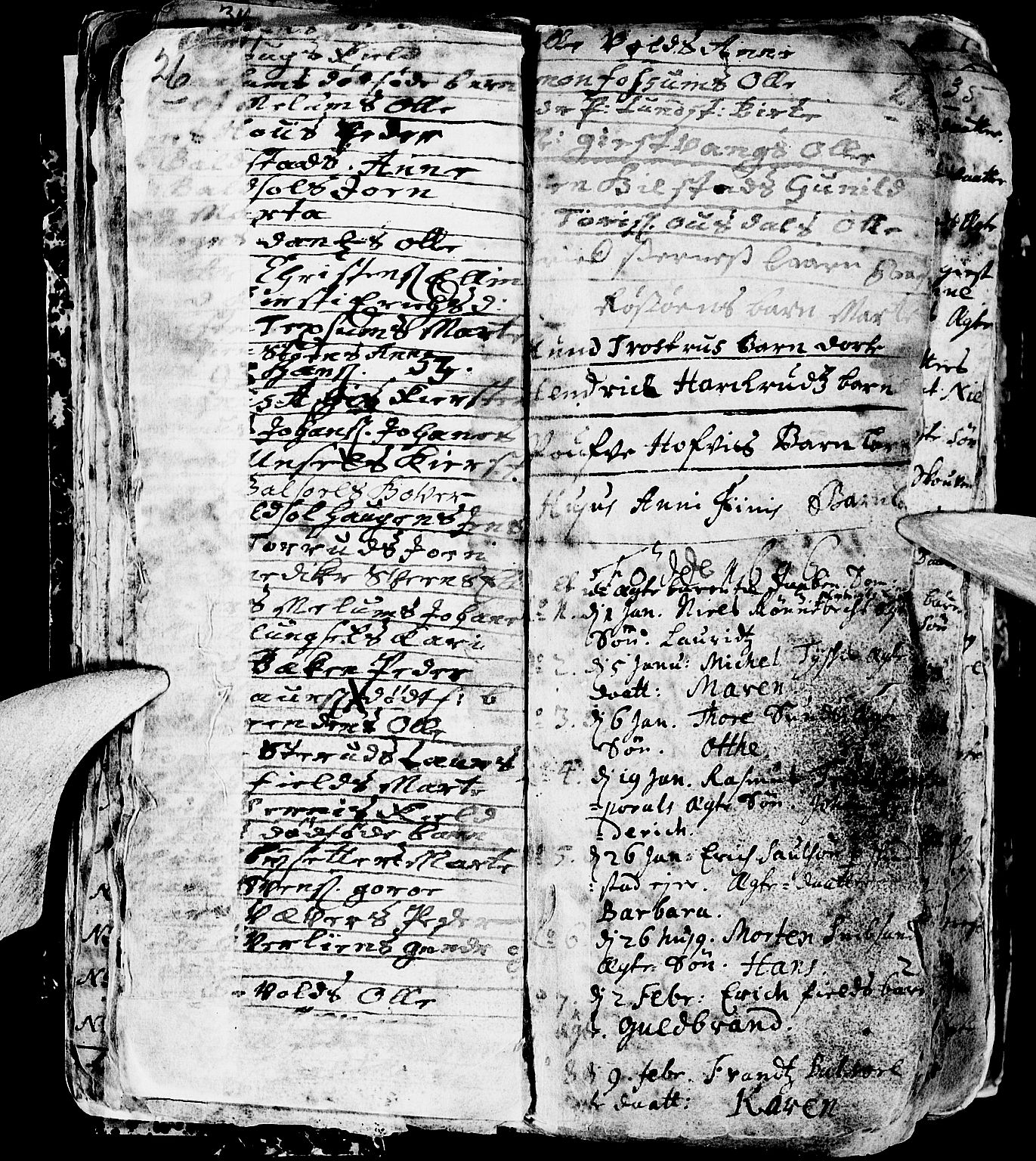 Nes prestekontor, Hedmark, AV/SAH-PREST-020/L/La/L0001: Parish register (copy) no. 1, 1663-1784, p. 26-27