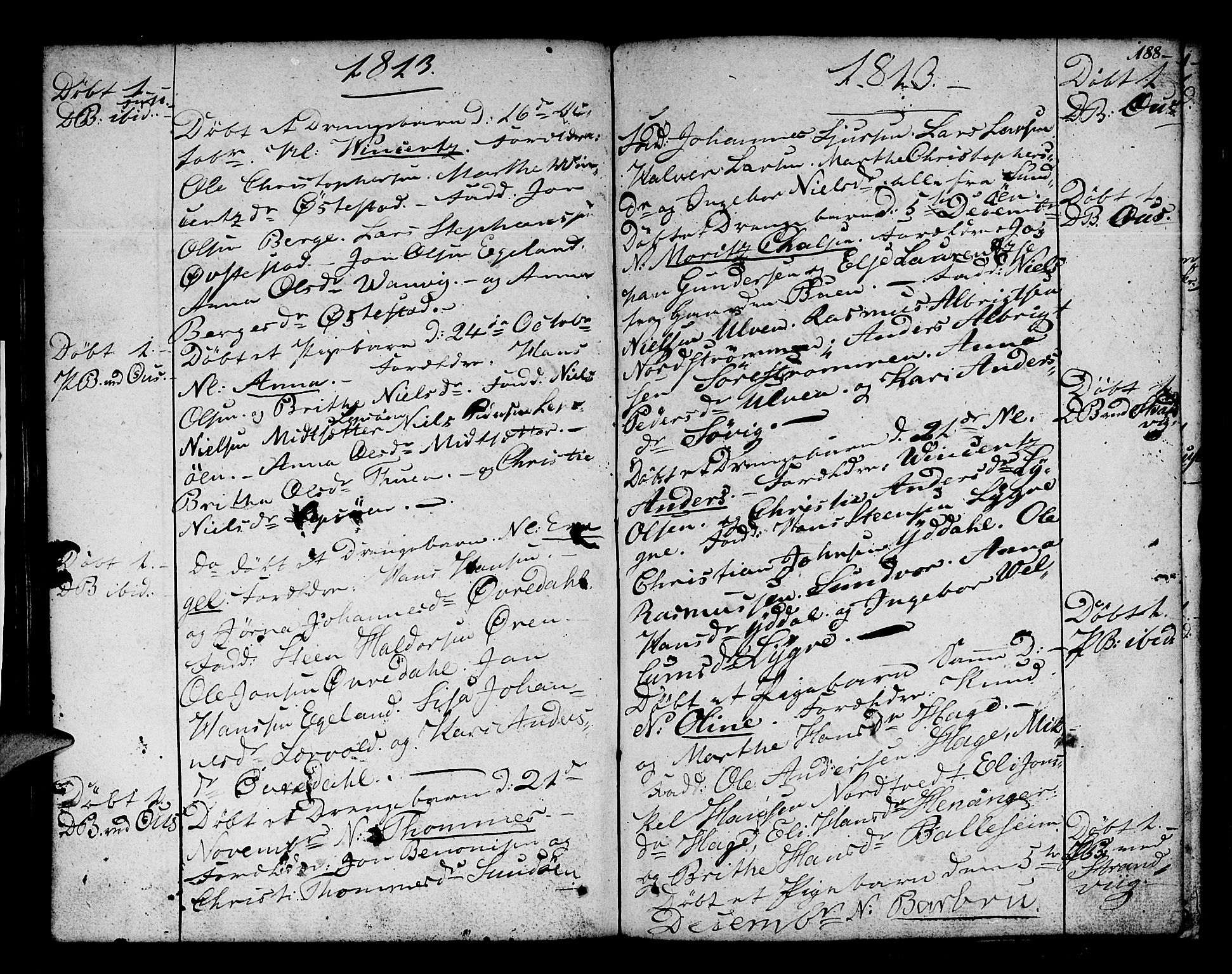 Os sokneprestembete, AV/SAB-A-99929: Parish register (official) no. A 11, 1789-1815, p. 188