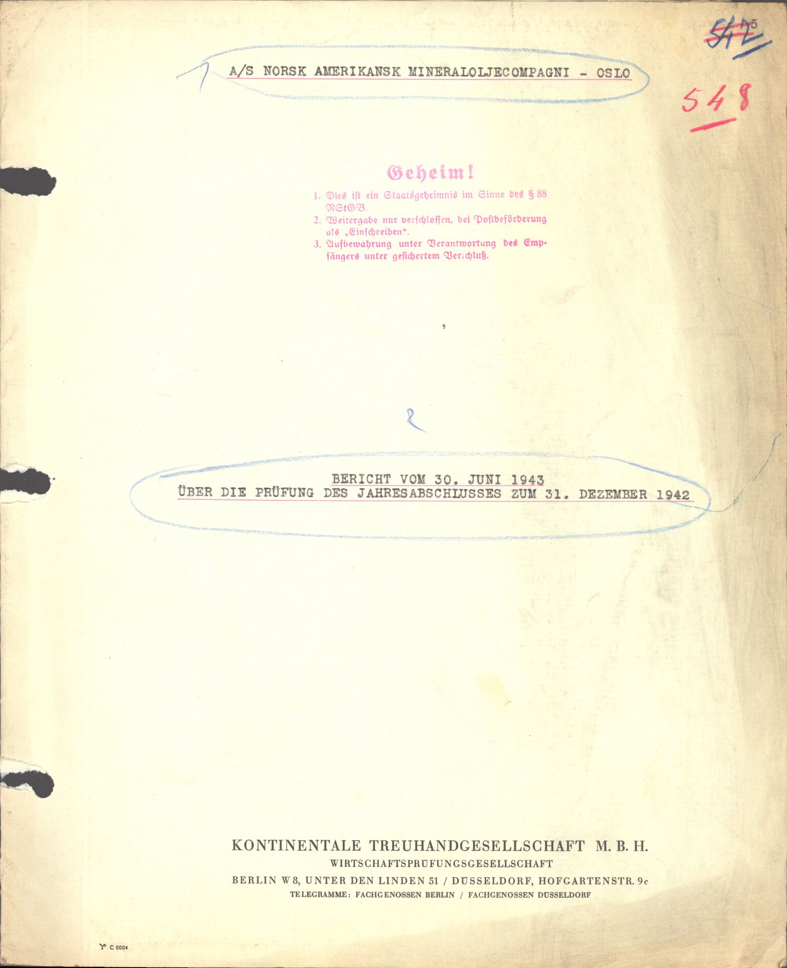 Forsvarets Overkommando. 2 kontor. Arkiv 11.4. Spredte tyske arkivsaker, AV/RA-RAFA-7031/D/Dar/Darc/L0030: Tyske oppgaver over norske industribedrifter, 1940-1943, p. 398