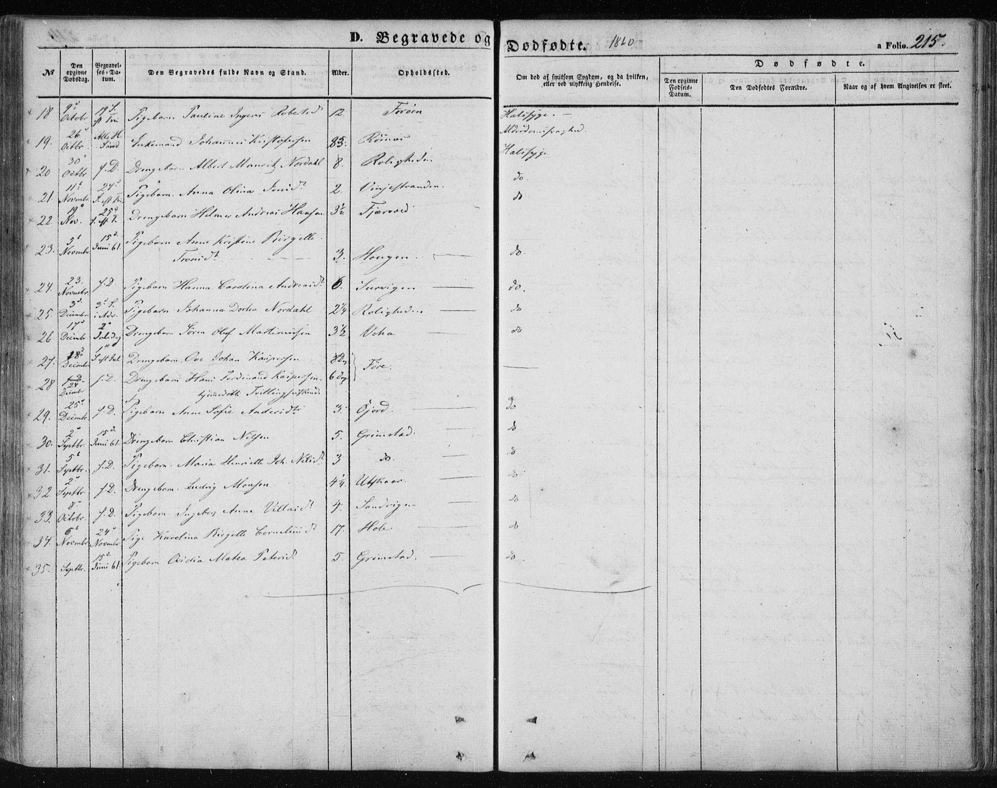 Ministerialprotokoller, klokkerbøker og fødselsregistre - Nordland, SAT/A-1459/891/L1300: Parish register (official) no. 891A05, 1856-1870, p. 215