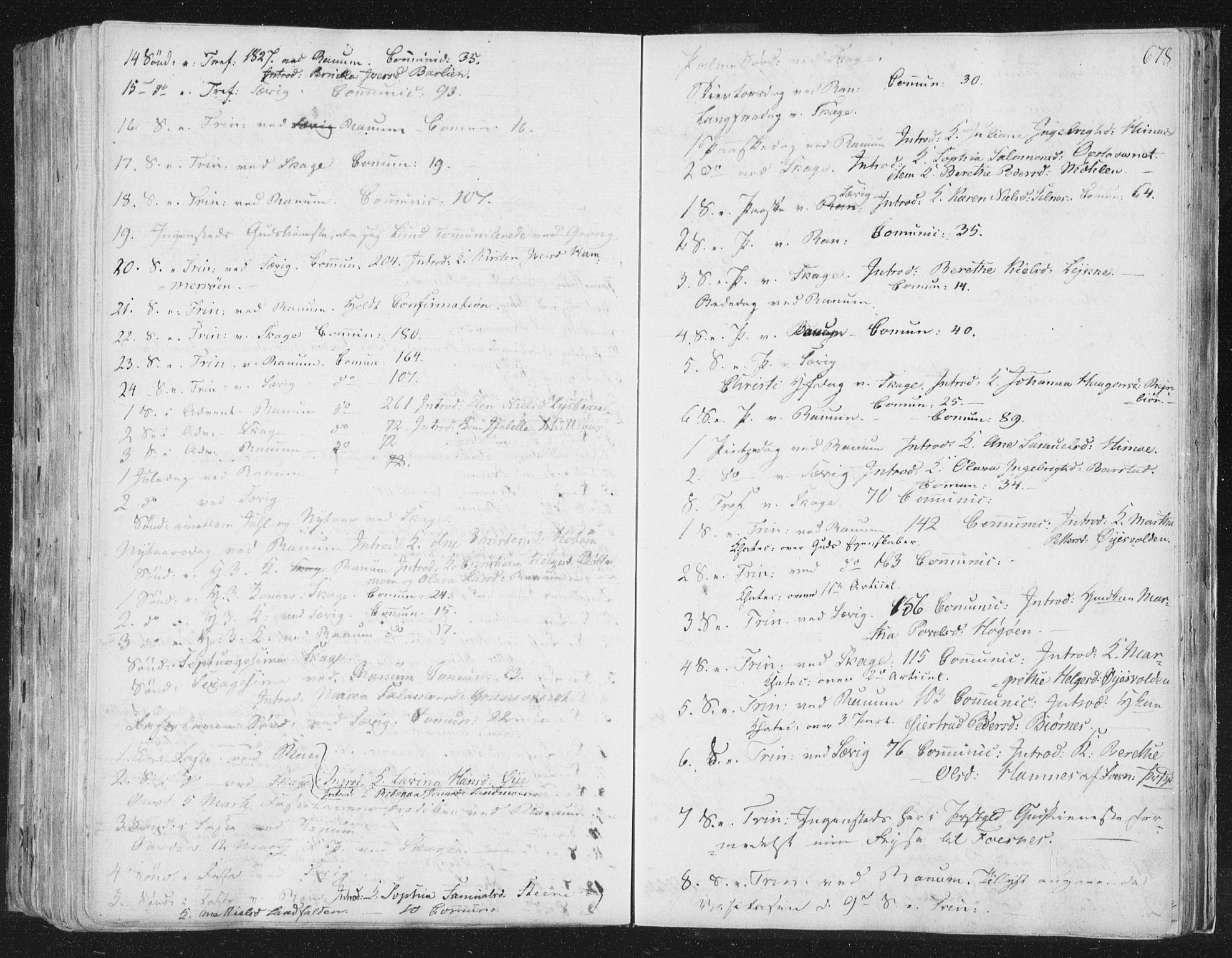 Ministerialprotokoller, klokkerbøker og fødselsregistre - Nord-Trøndelag, SAT/A-1458/764/L0552: Parish register (official) no. 764A07b, 1824-1865, p. 678