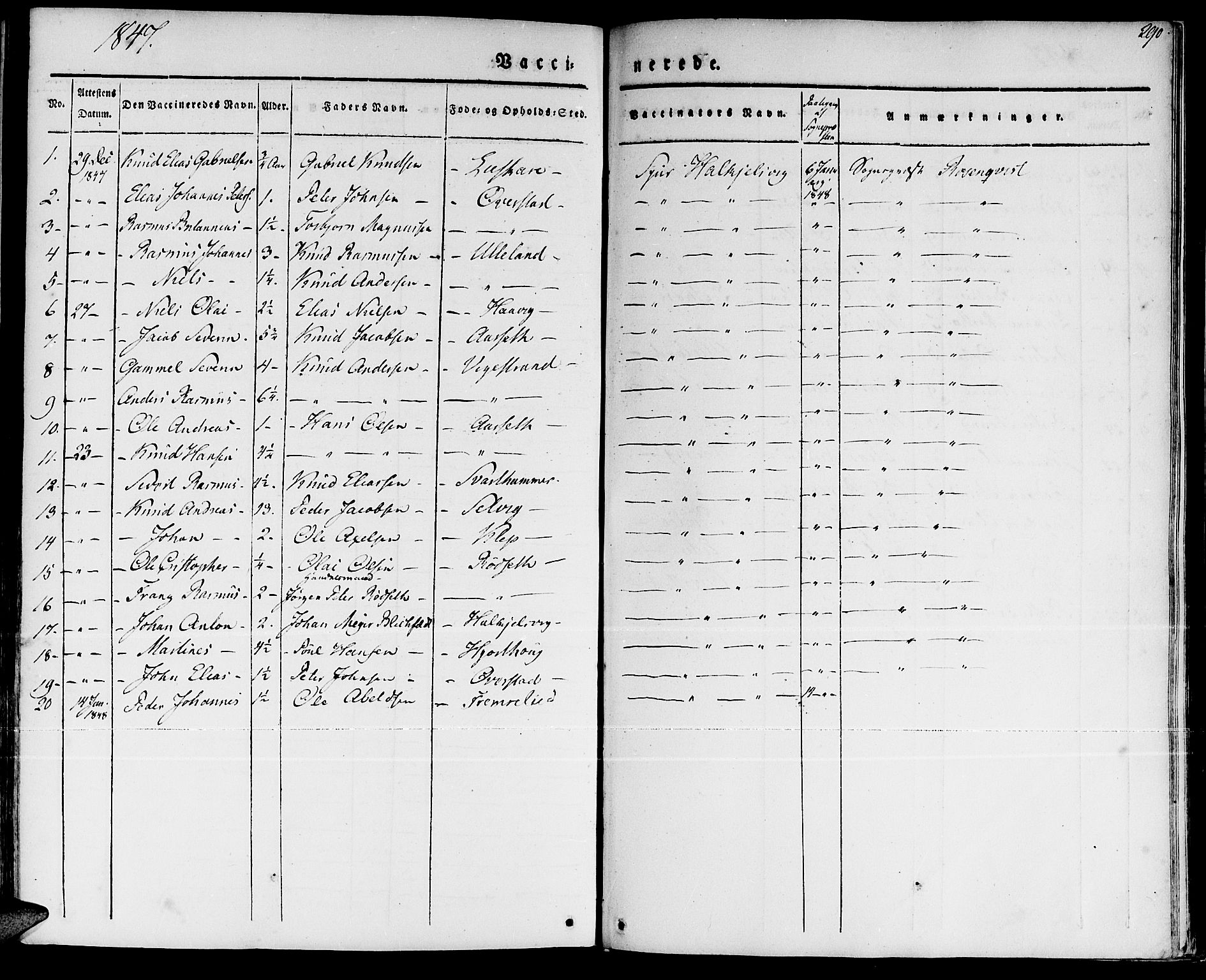 Ministerialprotokoller, klokkerbøker og fødselsregistre - Møre og Romsdal, AV/SAT-A-1454/511/L0139: Parish register (official) no. 511A06, 1831-1850, p. 290