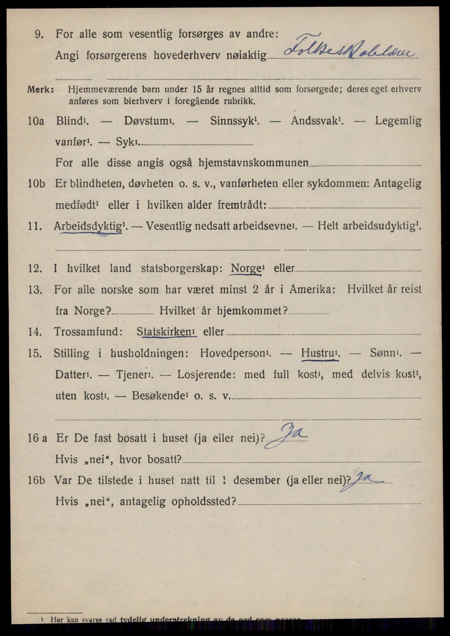 SAT, 1920 census for Fræna, 1920, p. 1508