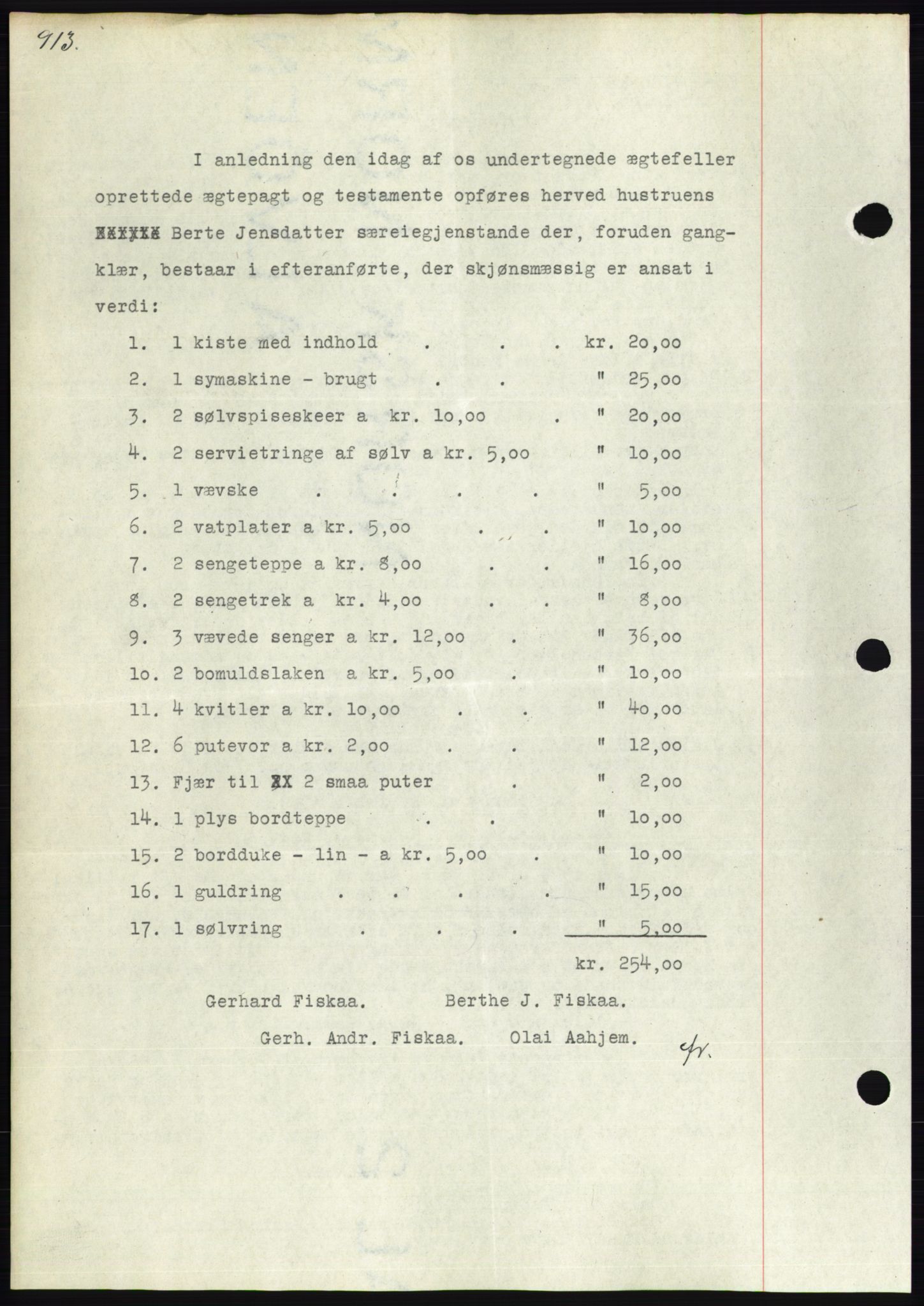 Søre Sunnmøre sorenskriveri, AV/SAT-A-4122/1/2/2C/L0049: Mortgage book no. 43, 1929-1929, Deed date: 26.10.1929