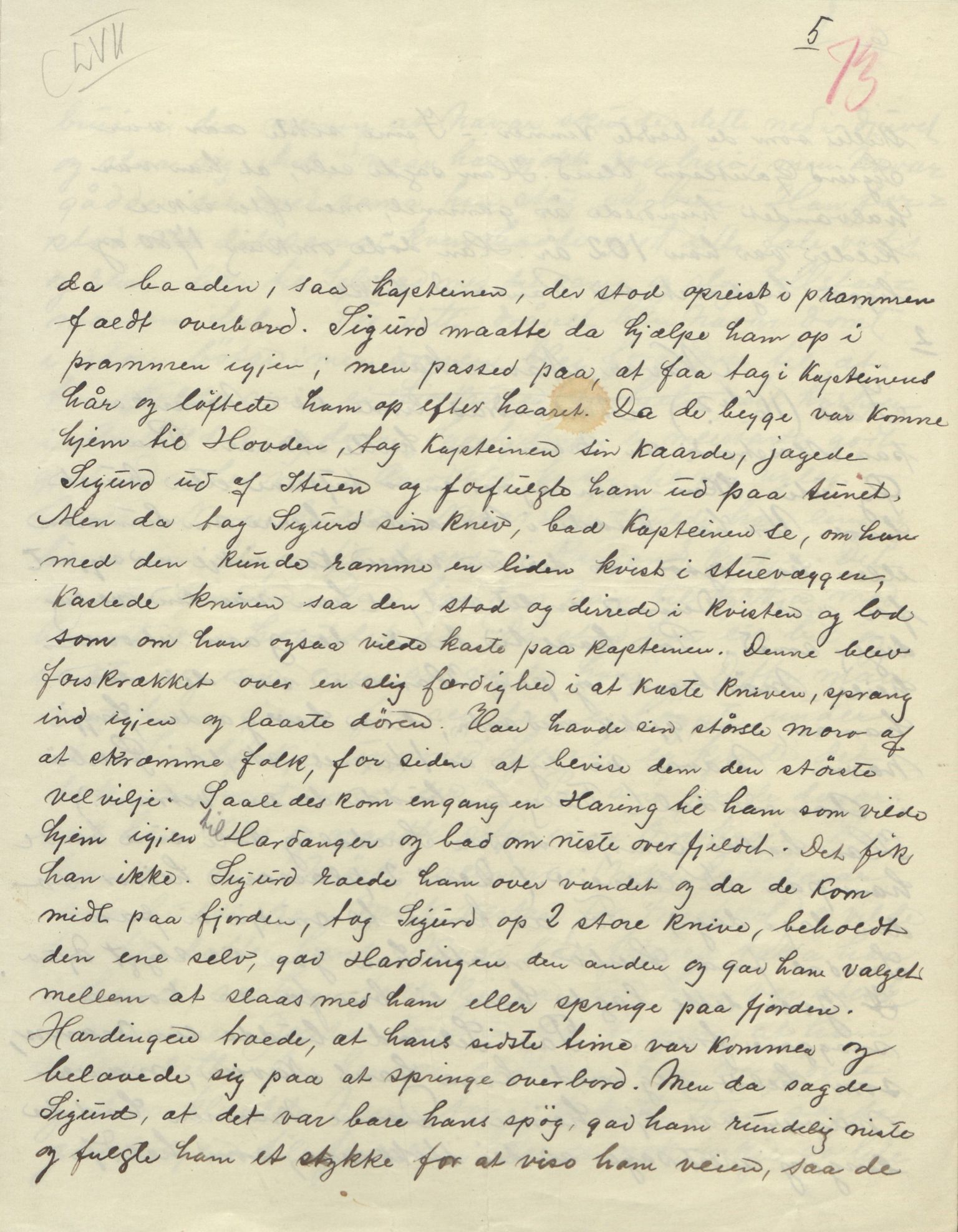 Rikard Berge, TEMU/TGM-A-1003/F/L0004/0053: 101-159 / 157 Manuskript, notatar, brev o.a. Nokre leiker, manuskript, 1906-1908, p. 73