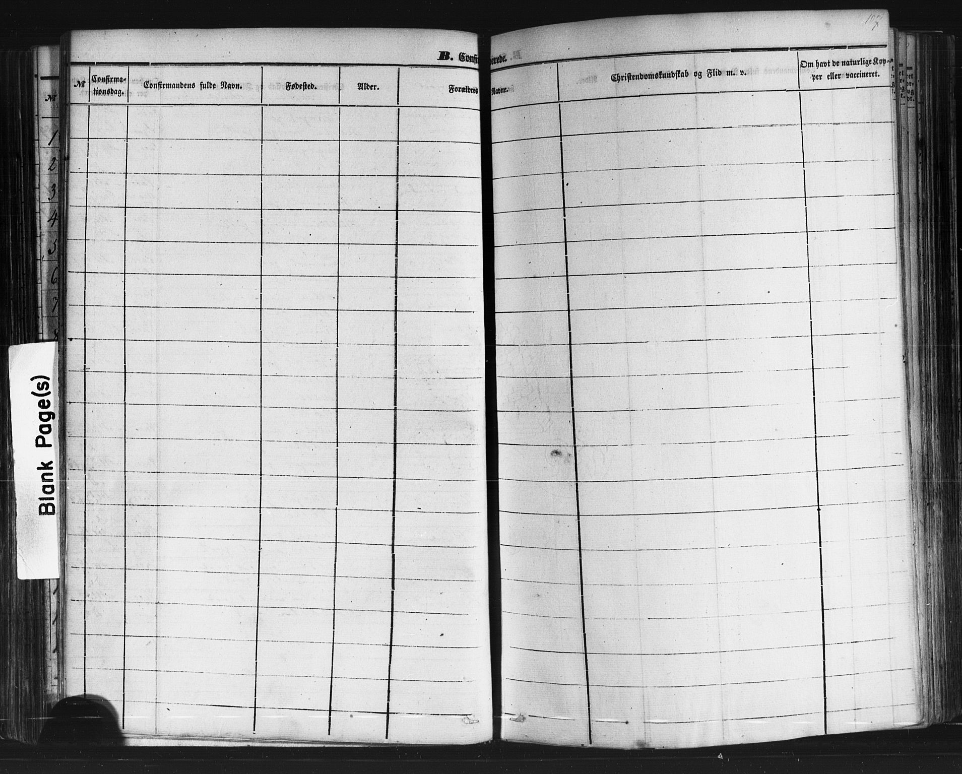 Sauherad kirkebøker, SAKO/A-298/F/Fb/L0001: Parish register (official) no. II 1, 1851-1877, p. 107