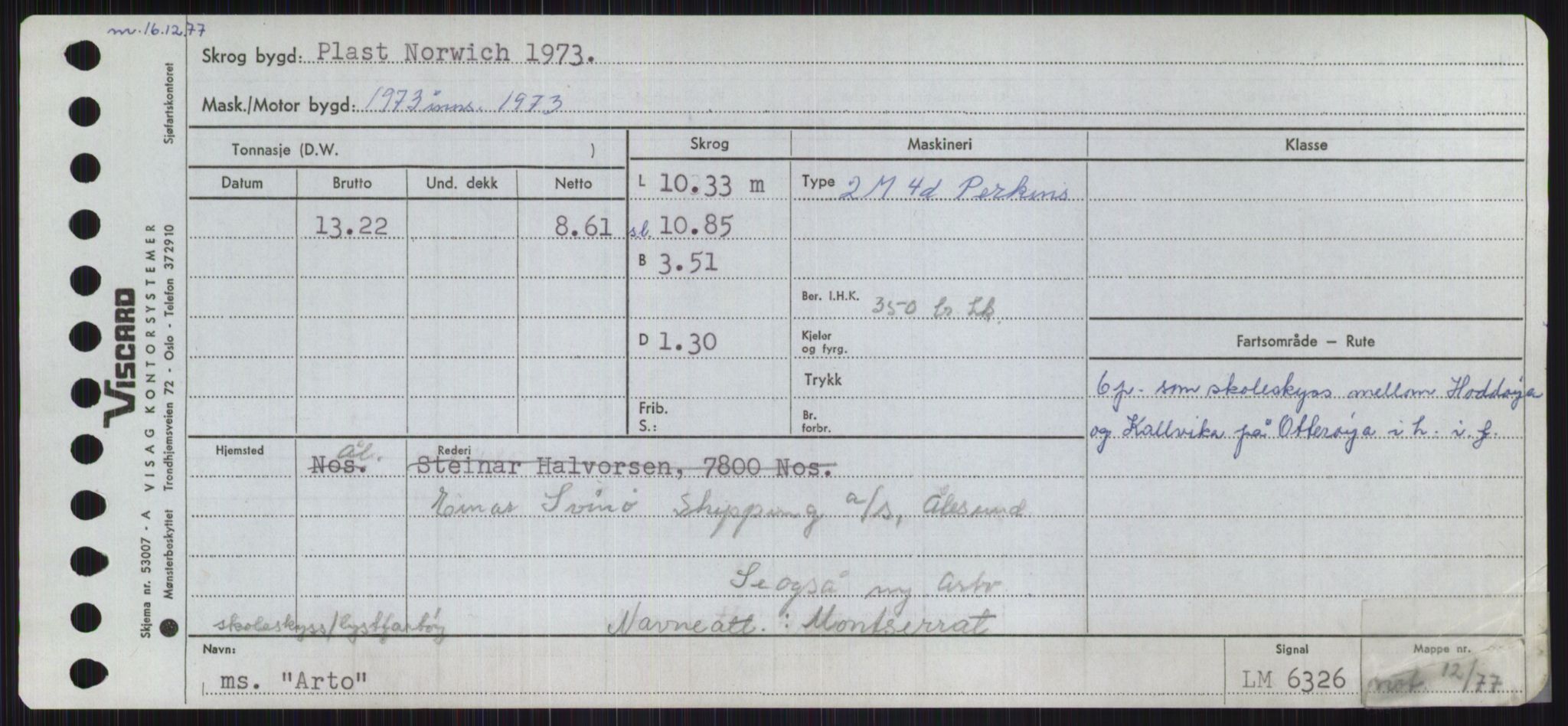 Sjøfartsdirektoratet med forløpere, Skipsmålingen, AV/RA-S-1627/H/Ha/L0001/0001: Fartøy, A-Eig / Fartøy A-Bjøn, p. 421