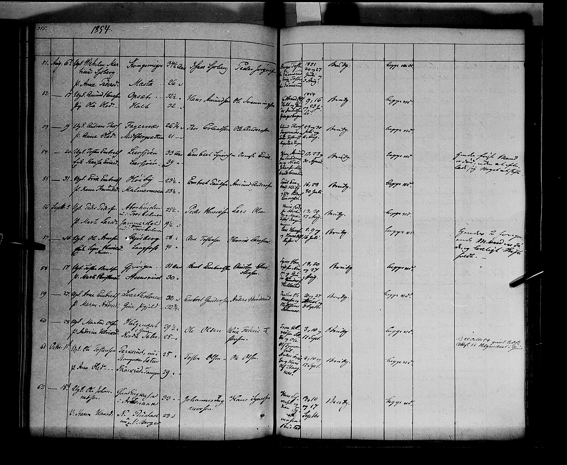 Vinger prestekontor, AV/SAH-PREST-024/H/Ha/Haa/L0009: Parish register (official) no. 9, 1847-1855, p. 355