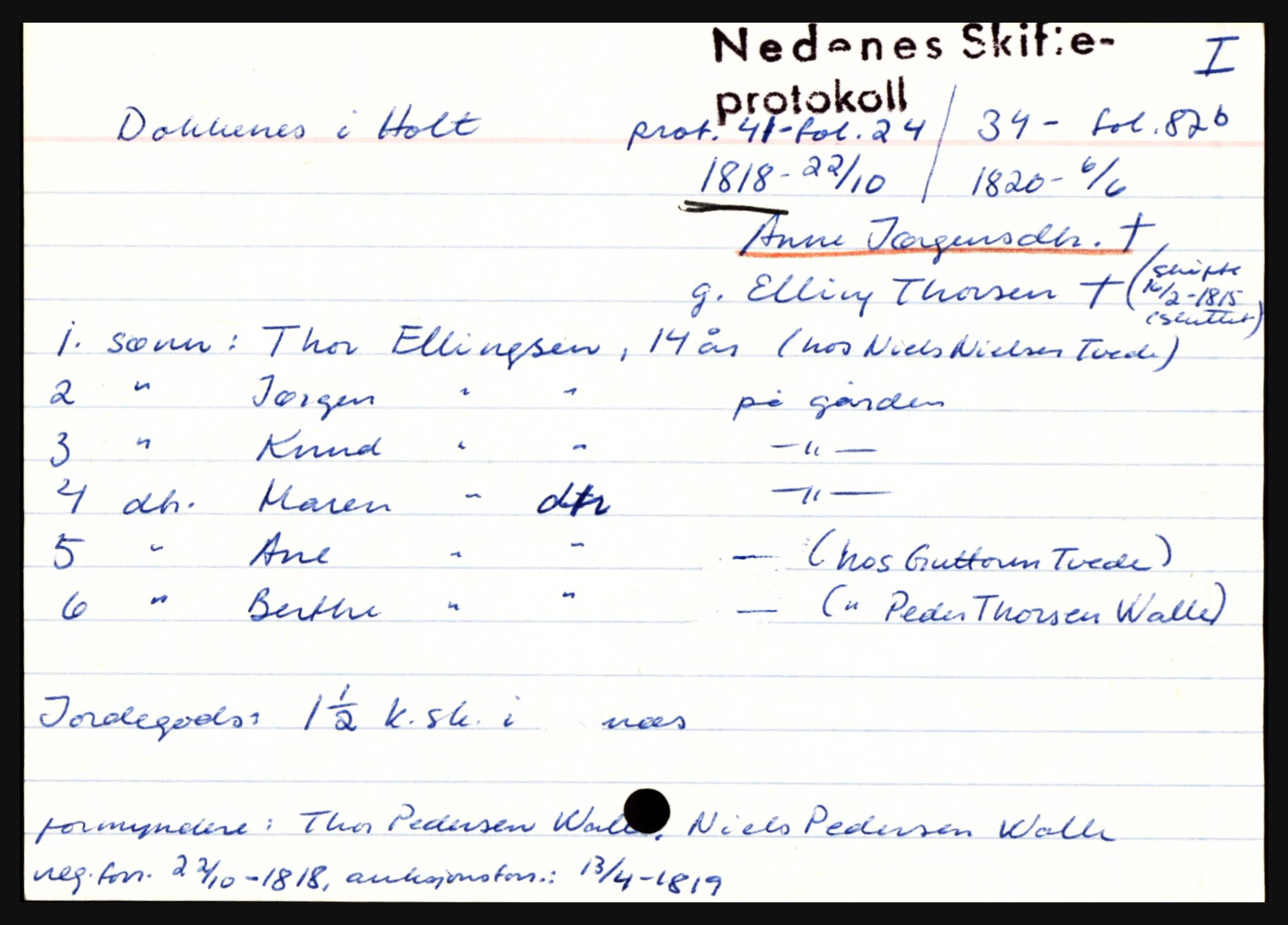 Nedenes sorenskriveri før 1824, AV/SAK-1221-0007/H, p. 5351