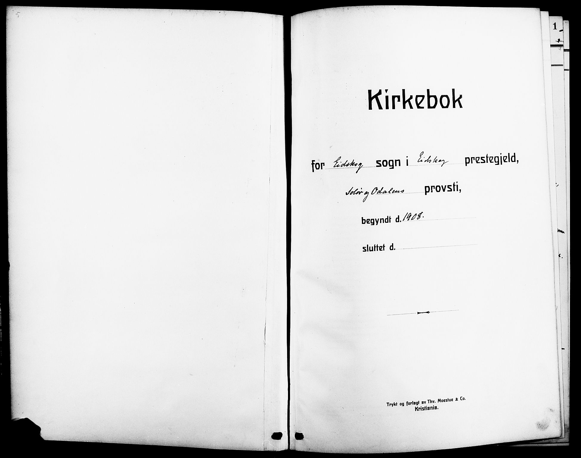 Eidskog prestekontor, SAH/PREST-026/H/Ha/Haa/L0005: Parish register (official) no. 5, 1908-1925