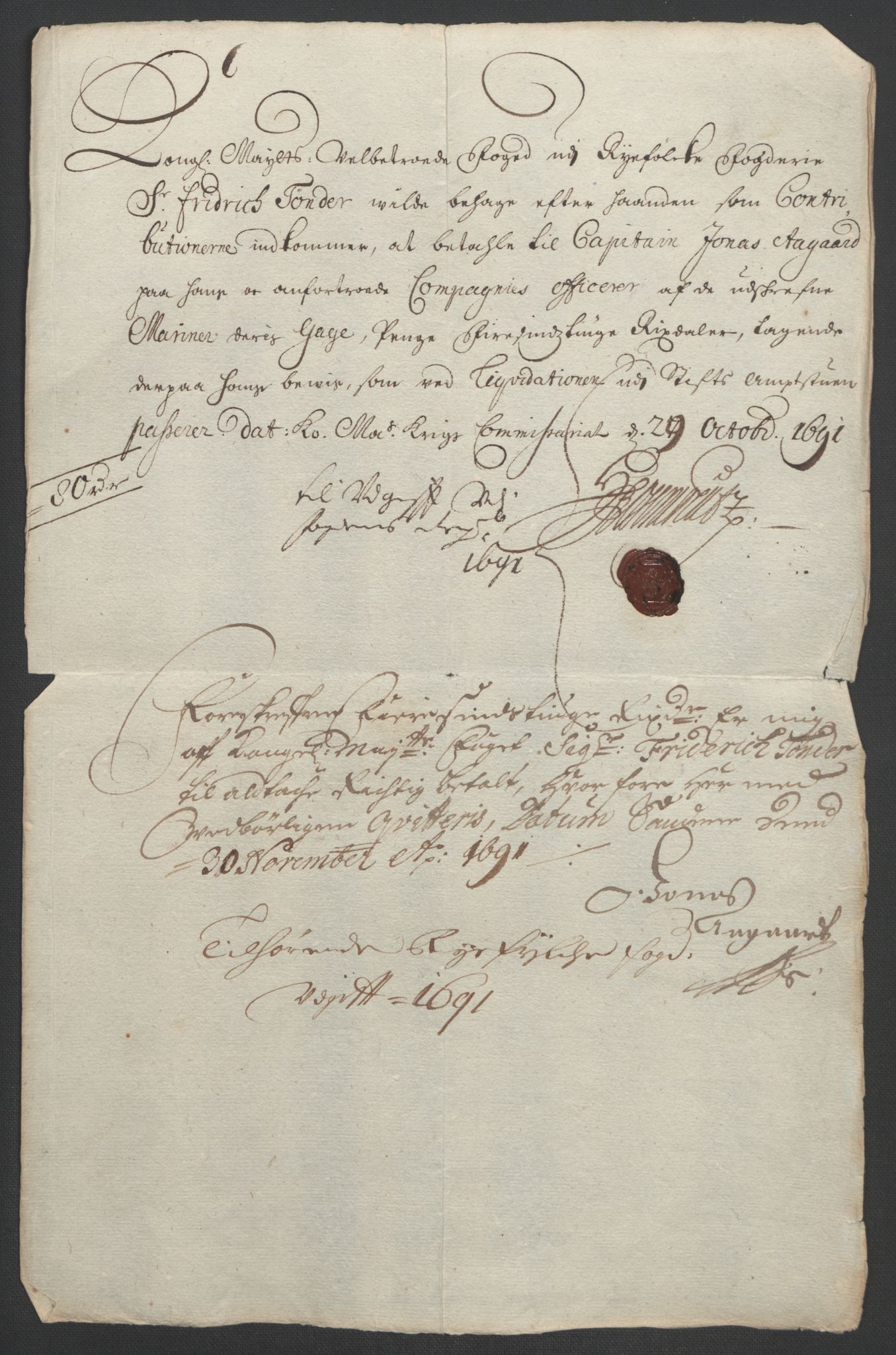 Rentekammeret inntil 1814, Reviderte regnskaper, Fogderegnskap, AV/RA-EA-4092/R47/L2856: Fogderegnskap Ryfylke, 1689-1693, p. 391