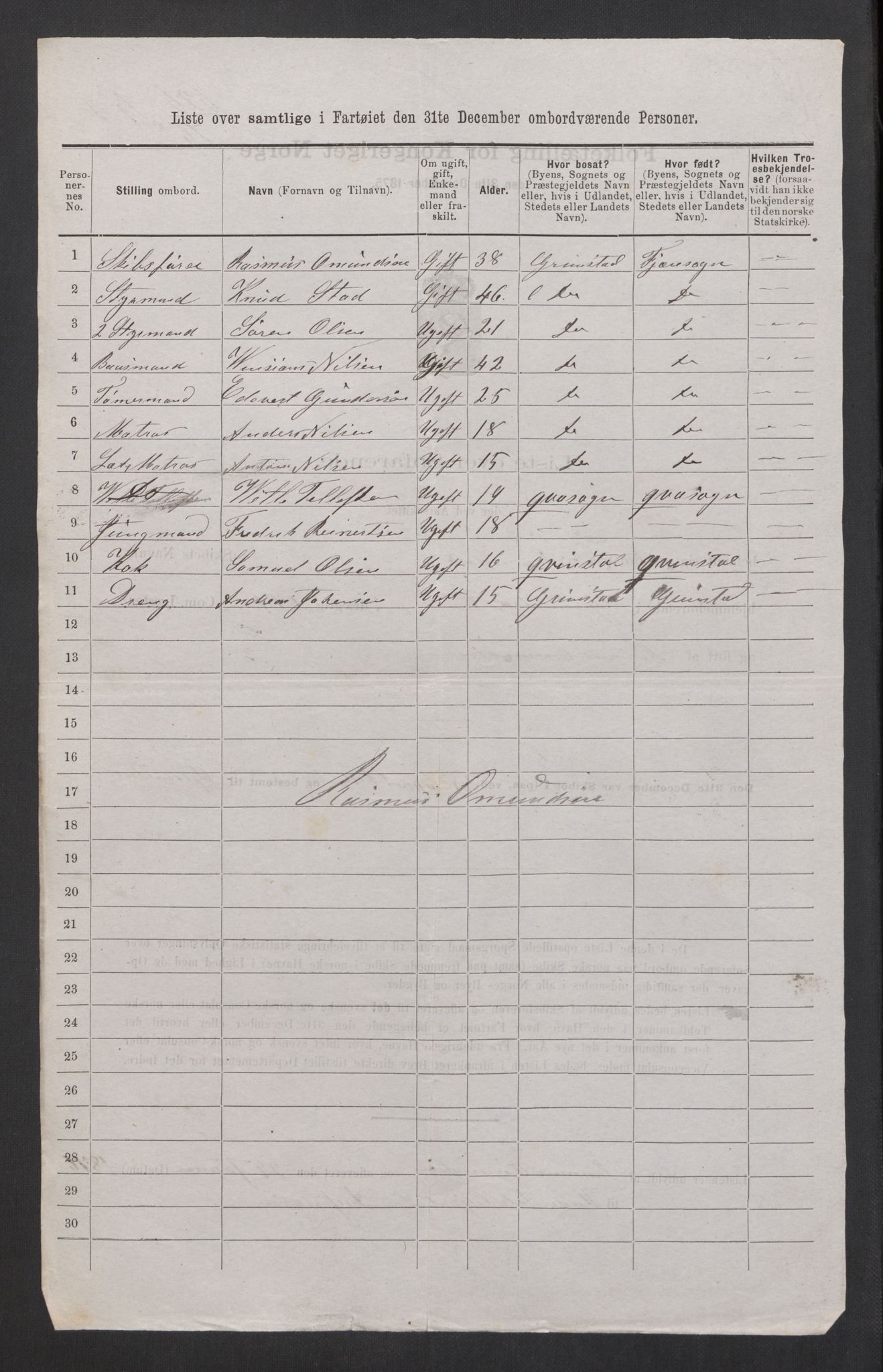 RA, 1875 census, lists of crew on ships: Ships in domestic ports, 1875, p. 367