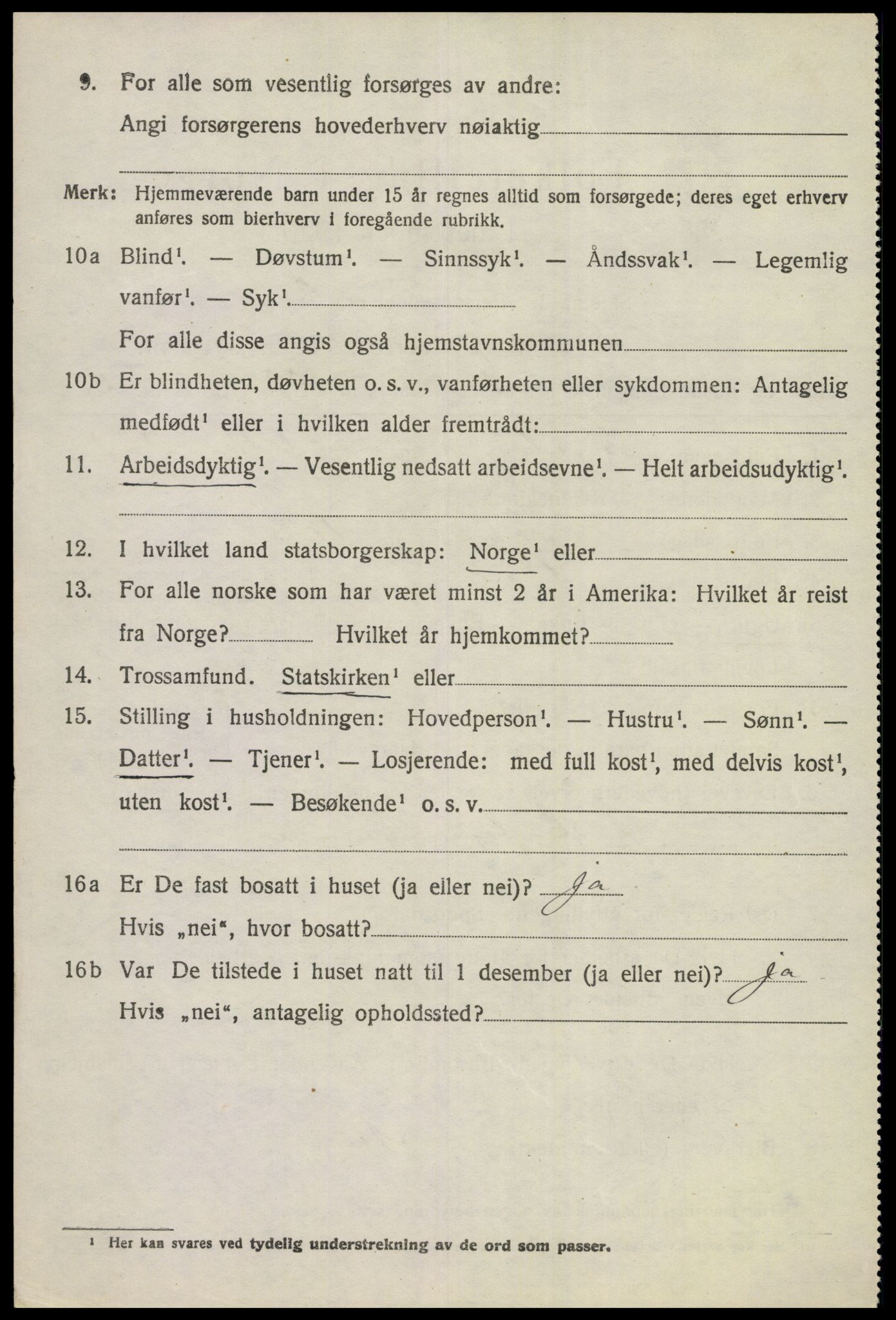 SAKO, 1920 census for Sigdal, 1920, p. 3789