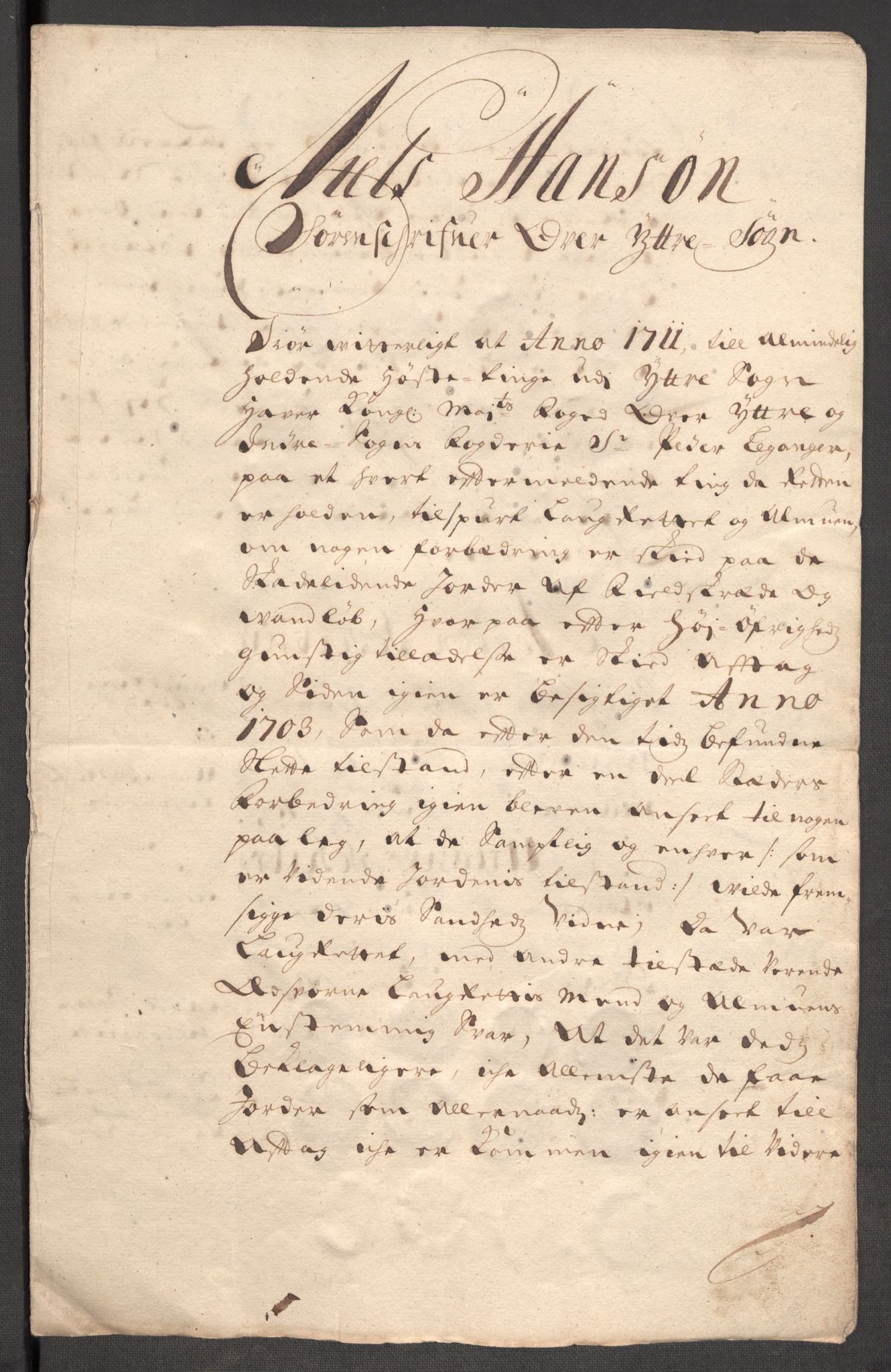 Rentekammeret inntil 1814, Reviderte regnskaper, Fogderegnskap, AV/RA-EA-4092/R52/L3317: Fogderegnskap Sogn, 1711, p. 212