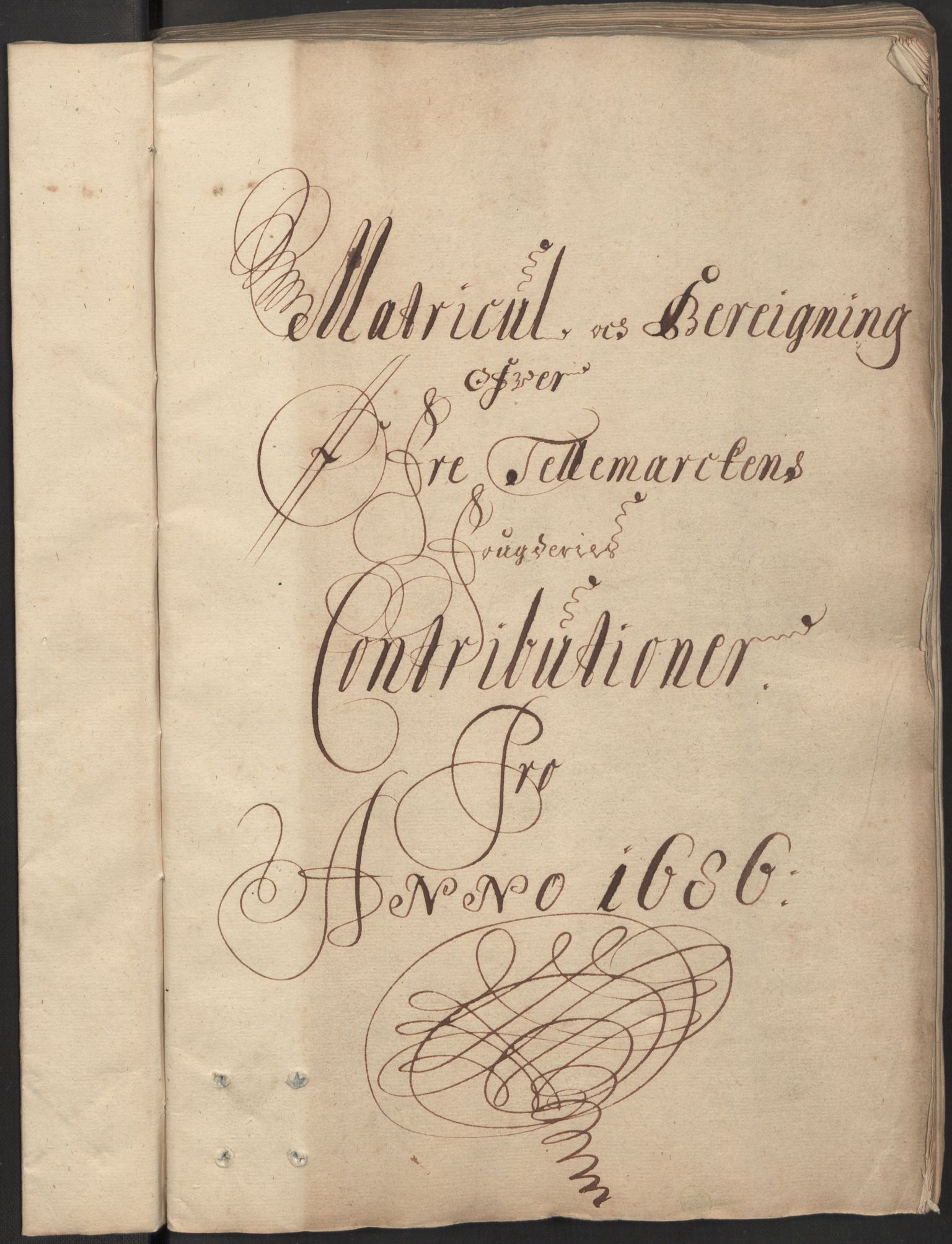Rentekammeret inntil 1814, Reviderte regnskaper, Fogderegnskap, RA/EA-4092/R35/L2084: Fogderegnskap Øvre og Nedre Telemark, 1686, p. 3