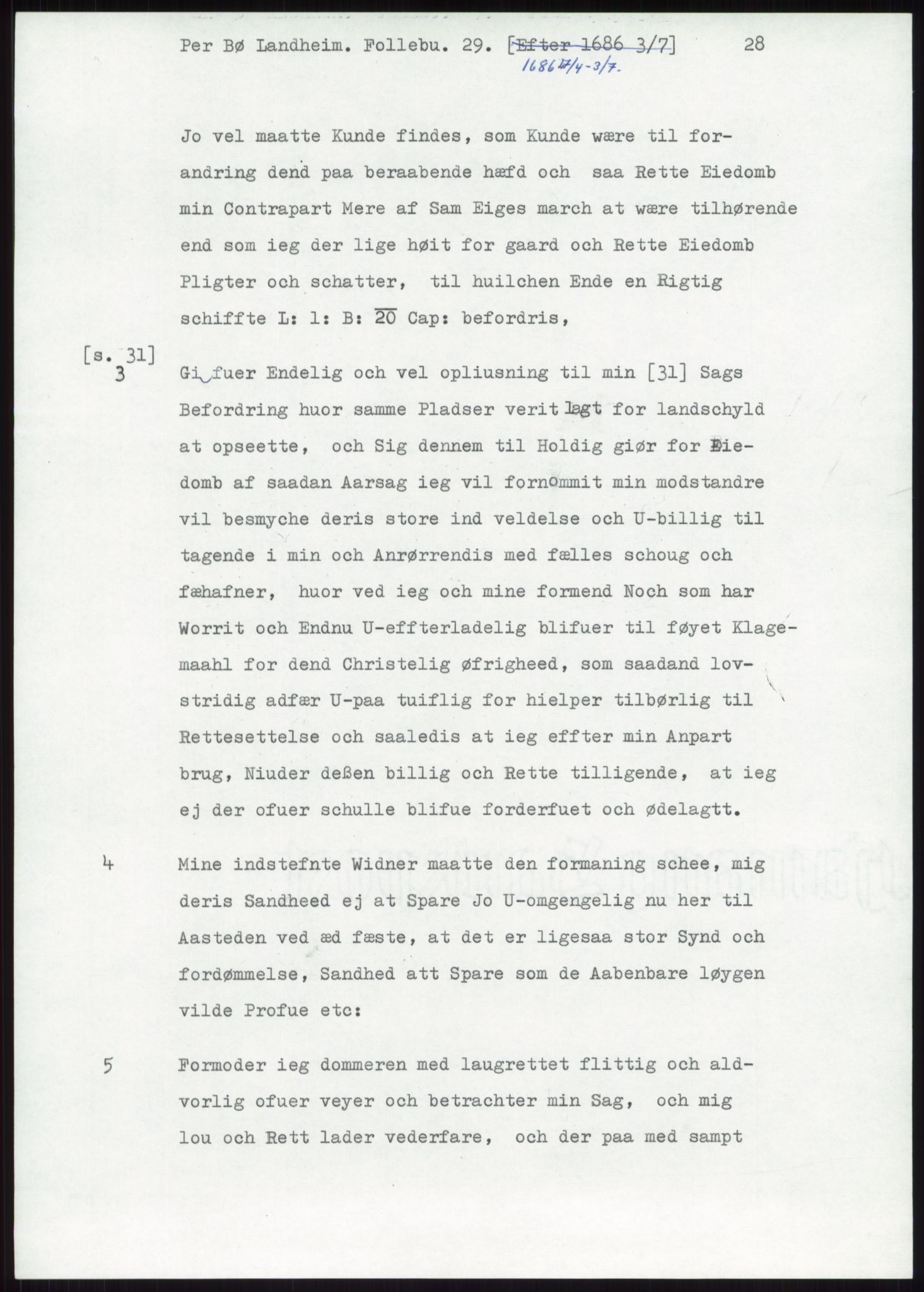 Samlinger til kildeutgivelse, Diplomavskriftsamlingen, AV/RA-EA-4053/H/Ha, p. 3169