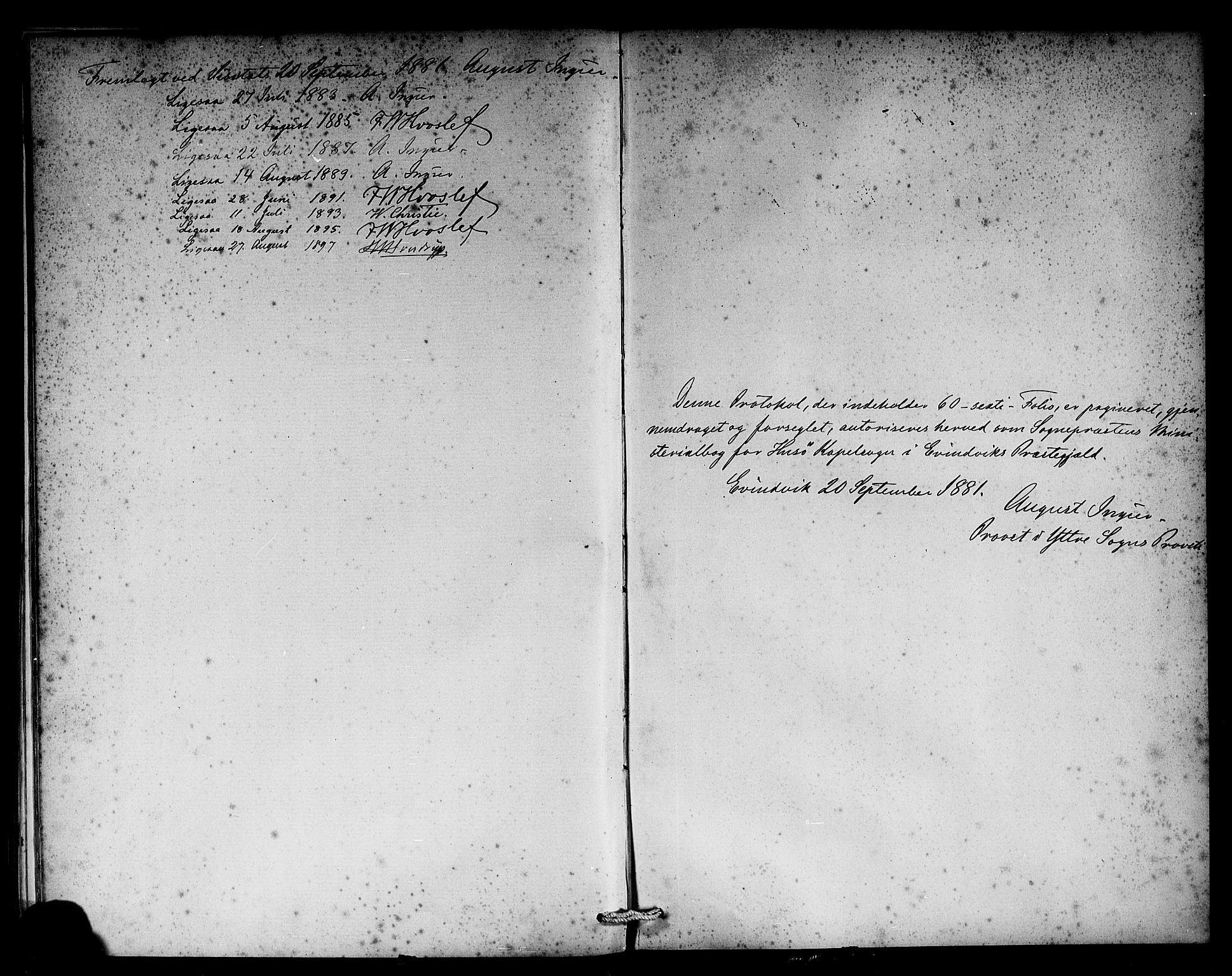 Solund sokneprestembete, SAB/A-81401: Parish register (official) no. C 1, 1881-1896, p. 60