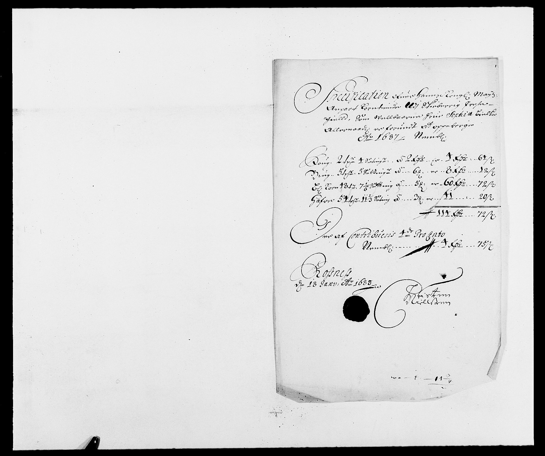 Rentekammeret inntil 1814, Reviderte regnskaper, Fogderegnskap, AV/RA-EA-4092/R01/L0007: Fogderegnskap Idd og Marker, 1687-1688, p. 197