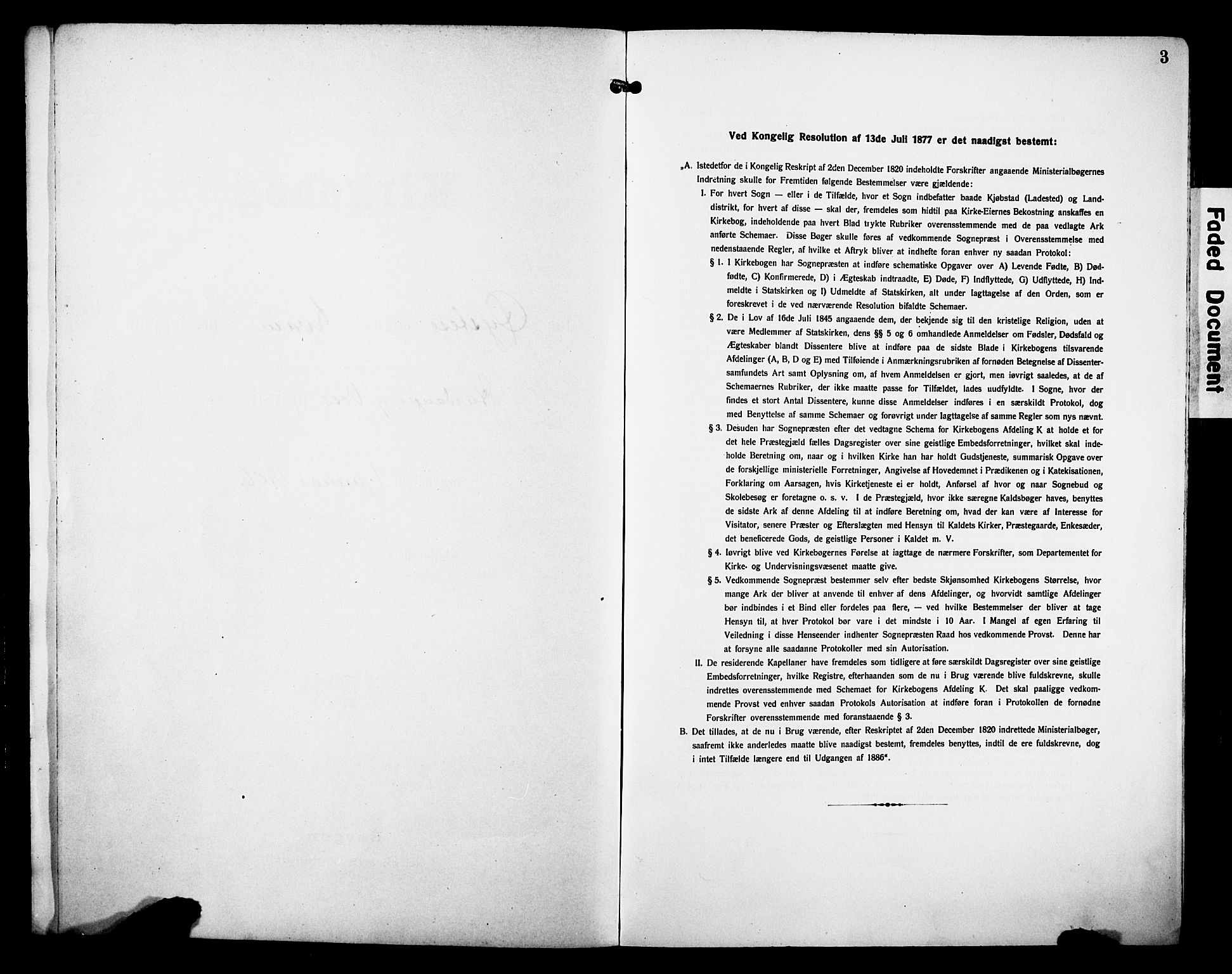 Kvam sokneprestembete, SAB/A-76201/H/Hab: Parish register (copy) no. C 4, 1906-1931, p. 3