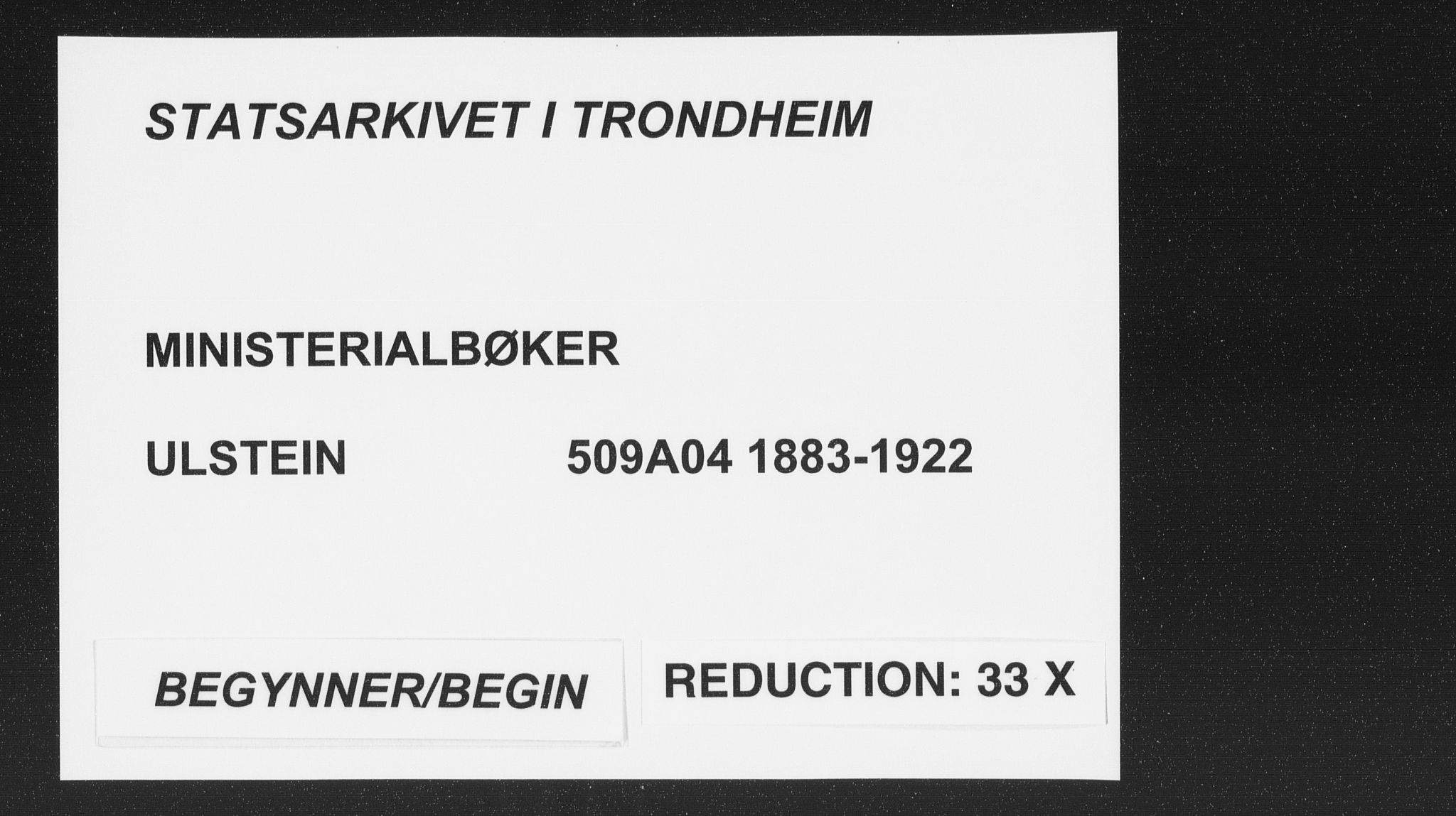 Ministerialprotokoller, klokkerbøker og fødselsregistre - Møre og Romsdal, AV/SAT-A-1454/509/L0106: Parish register (official) no. 509A04, 1883-1922