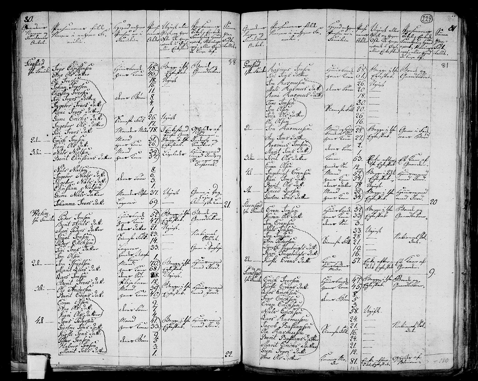 RA, 1801 census for 1653P Melhus, 1801, p. 228b-229a