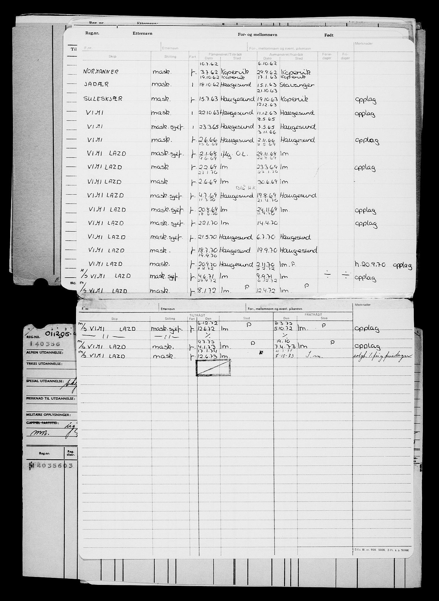 Direktoratet for sjømenn, AV/RA-S-3545/G/Gb/L0062: Hovedkort, 1905, p. 297