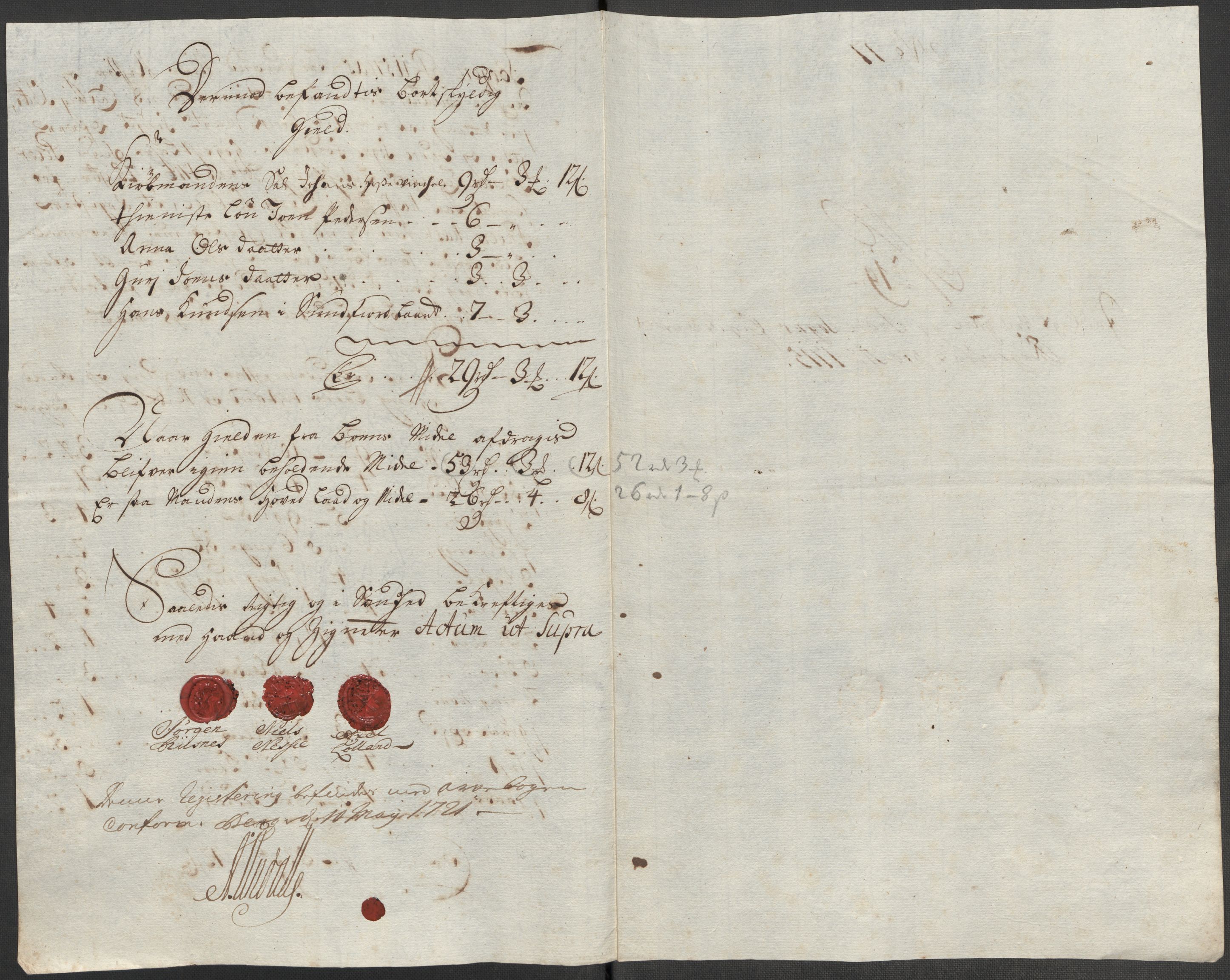 Rentekammeret inntil 1814, Reviderte regnskaper, Fogderegnskap, AV/RA-EA-4092/R52/L3320: Fogderegnskap Sogn, 1715-1716, p. 100