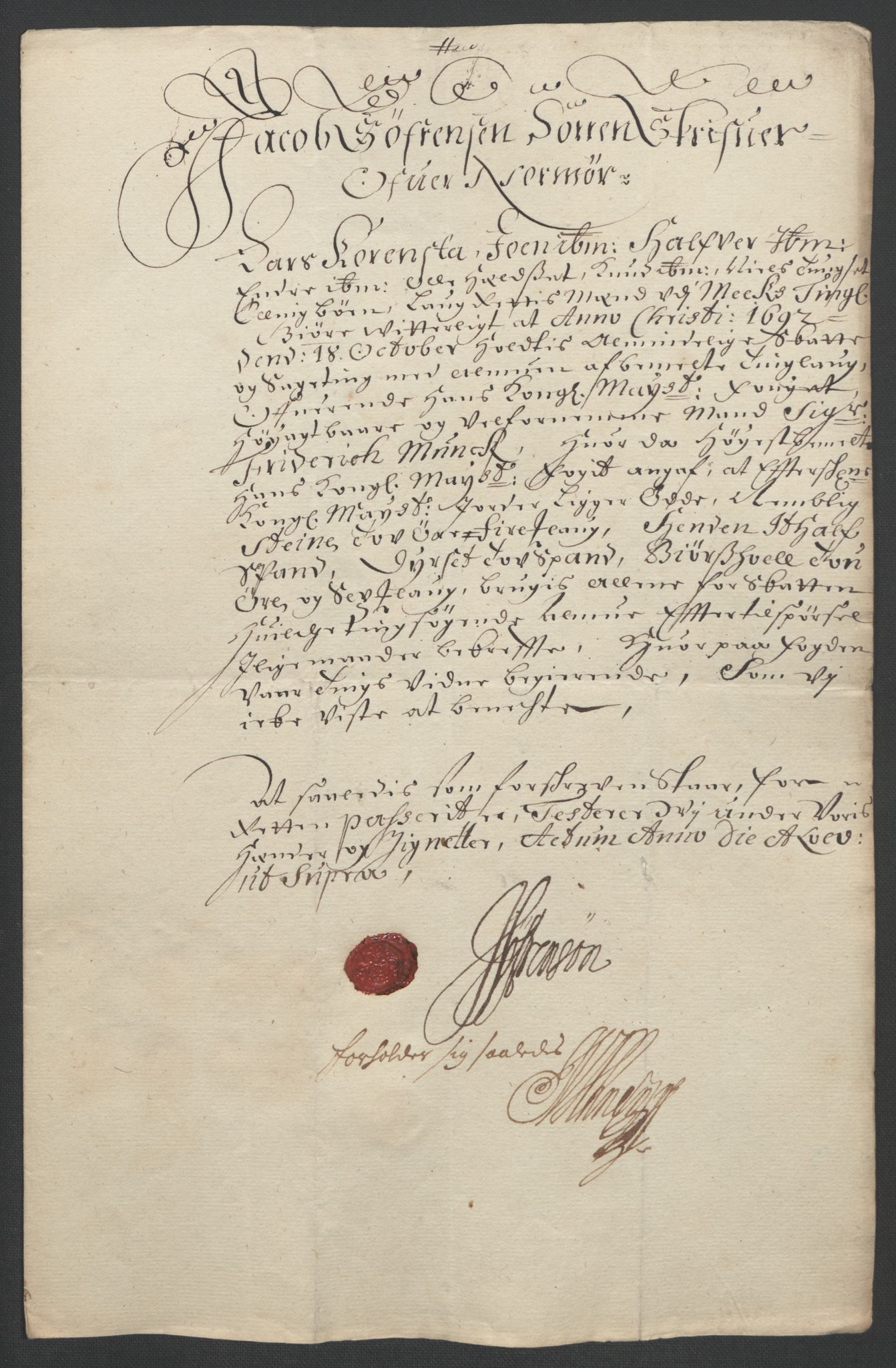 Rentekammeret inntil 1814, Reviderte regnskaper, Fogderegnskap, RA/EA-4092/R56/L3735: Fogderegnskap Nordmøre, 1692-1693, p. 227