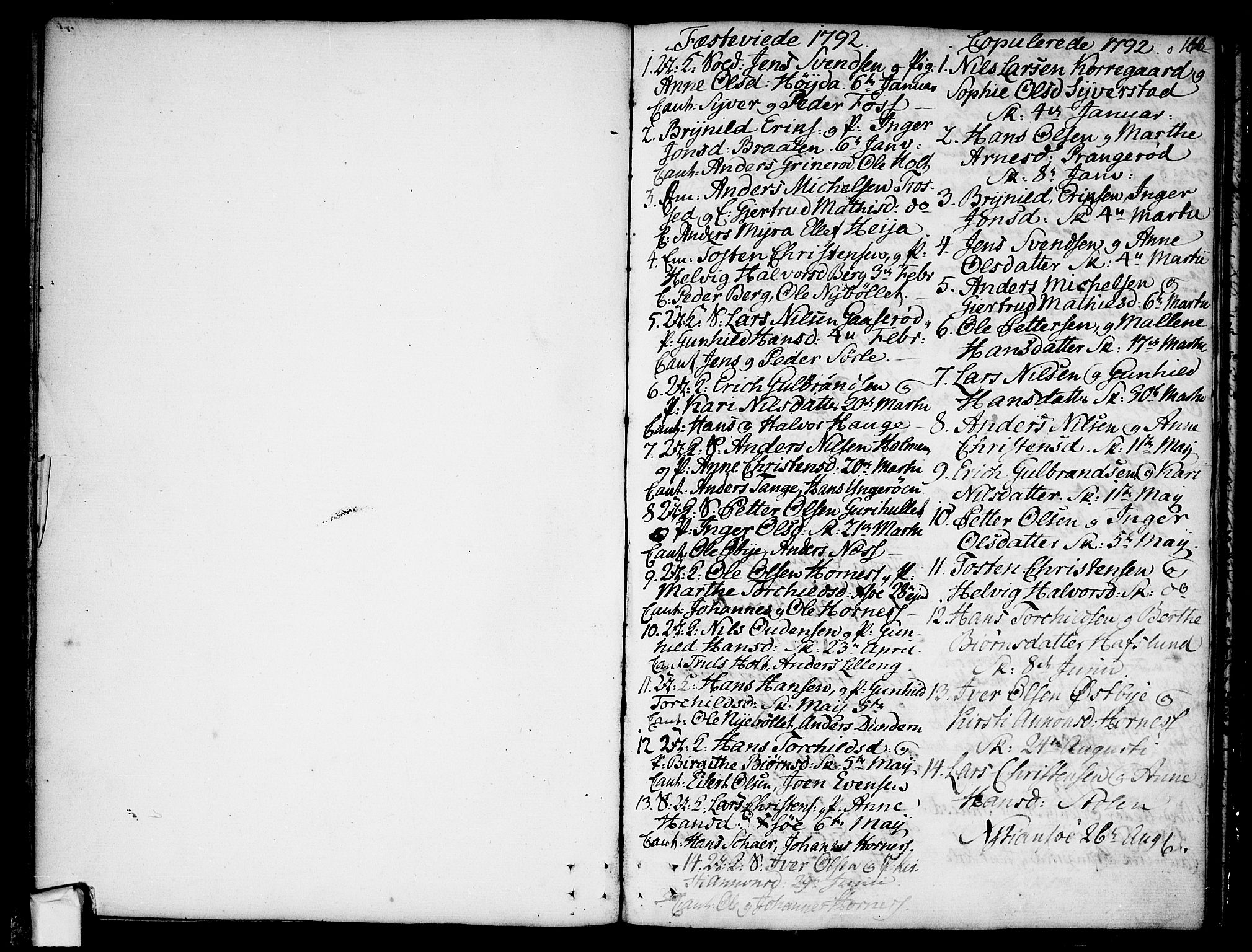 Skjeberg prestekontor Kirkebøker, AV/SAO-A-10923/F/Fa/L0003: Parish register (official) no. I 3, 1792-1814, p. 168