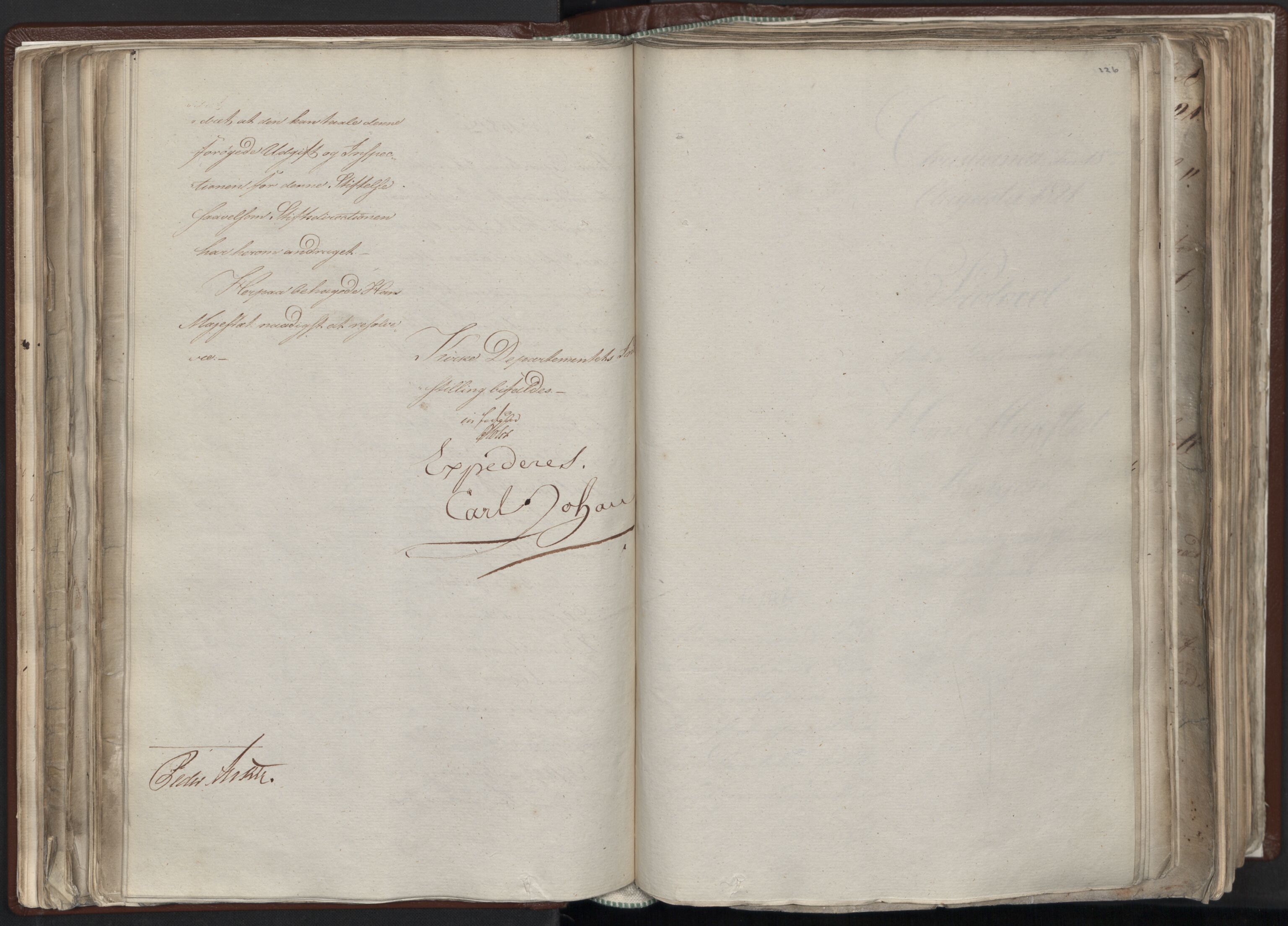 Statsrådssekretariatet, AV/RA-S-1001/A/Ab/L0012: Kgl. res. nr. 5679-6008 II, 1821, p. 125b-126a