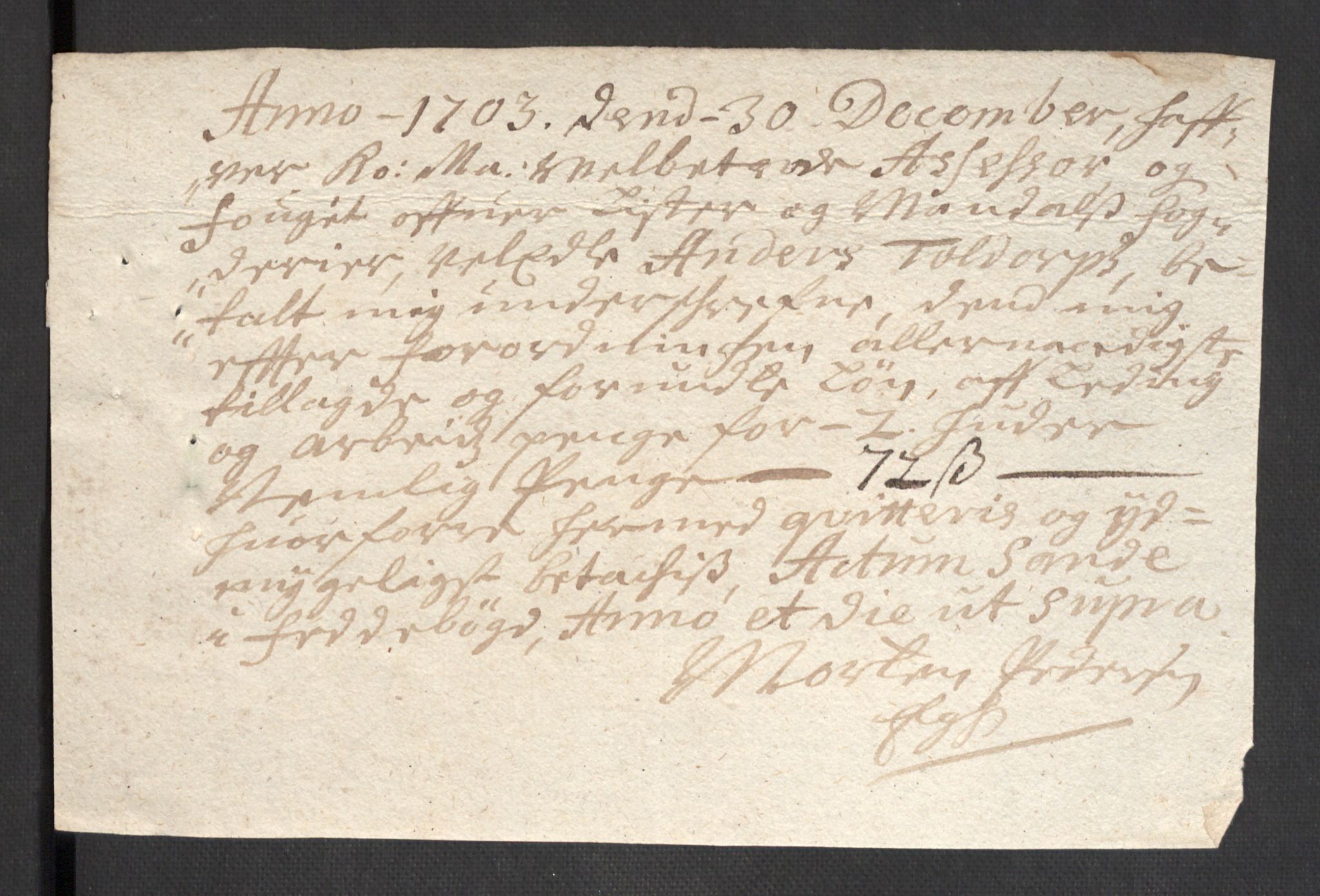 Rentekammeret inntil 1814, Reviderte regnskaper, Fogderegnskap, AV/RA-EA-4092/R43/L2550: Fogderegnskap Lista og Mandal, 1703-1704, p. 94