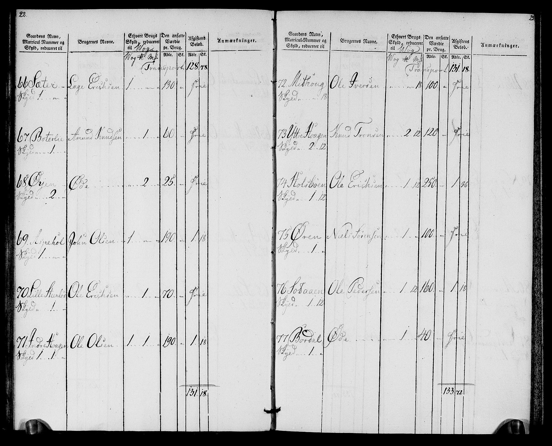 Rentekammeret inntil 1814, Realistisk ordnet avdeling, AV/RA-EA-4070/N/Ne/Nea/L0128: Romsdal fogderi. Oppebørselsregister, 1803-1804, p. 13