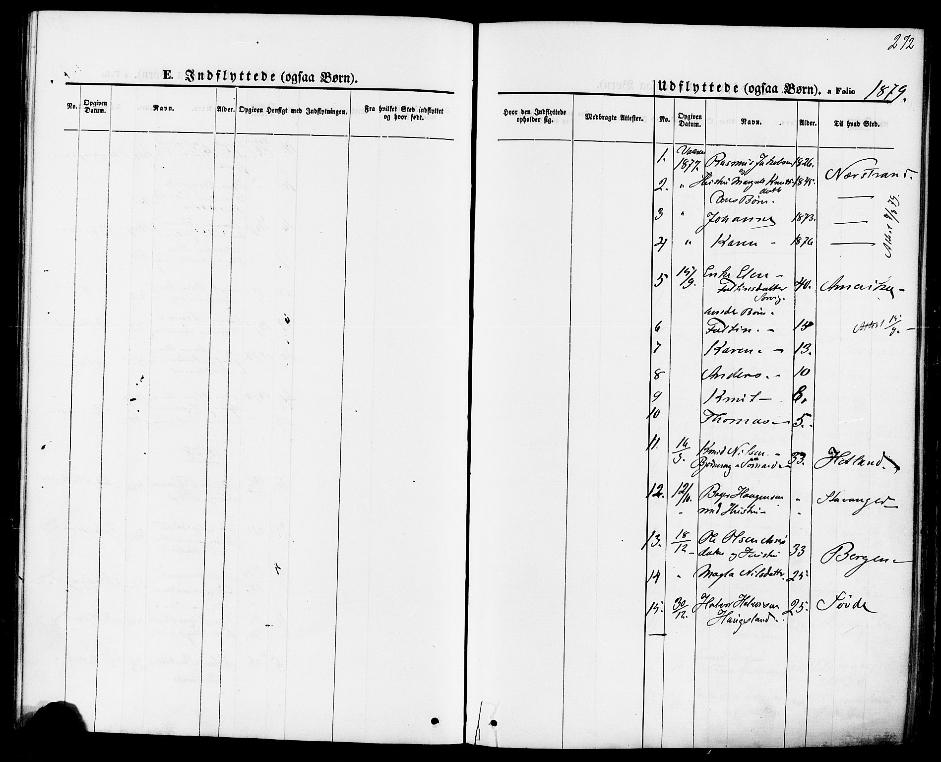 Jelsa sokneprestkontor, SAST/A-101842/01/IV: Parish register (official) no. A 8, 1867-1883, p. 272