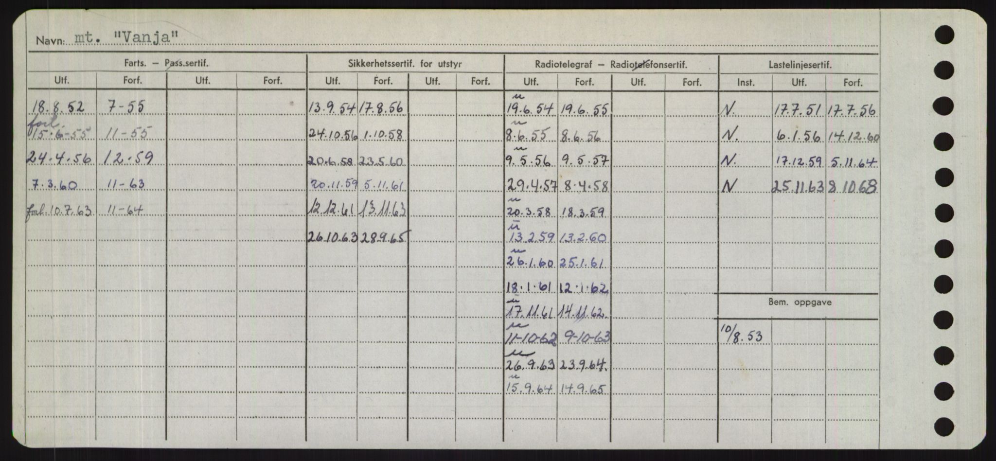 Sjøfartsdirektoratet med forløpere, Skipsmålingen, AV/RA-S-1627/H/Hd/L0040: Fartøy, U-Ve, p. 280