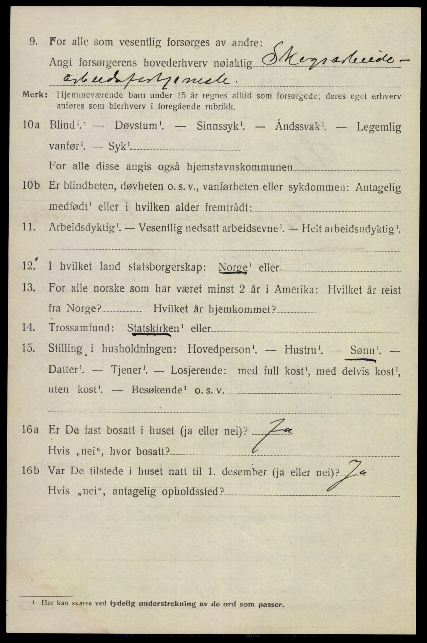 SAKO, 1920 census for Siljan, 1920, p. 1960