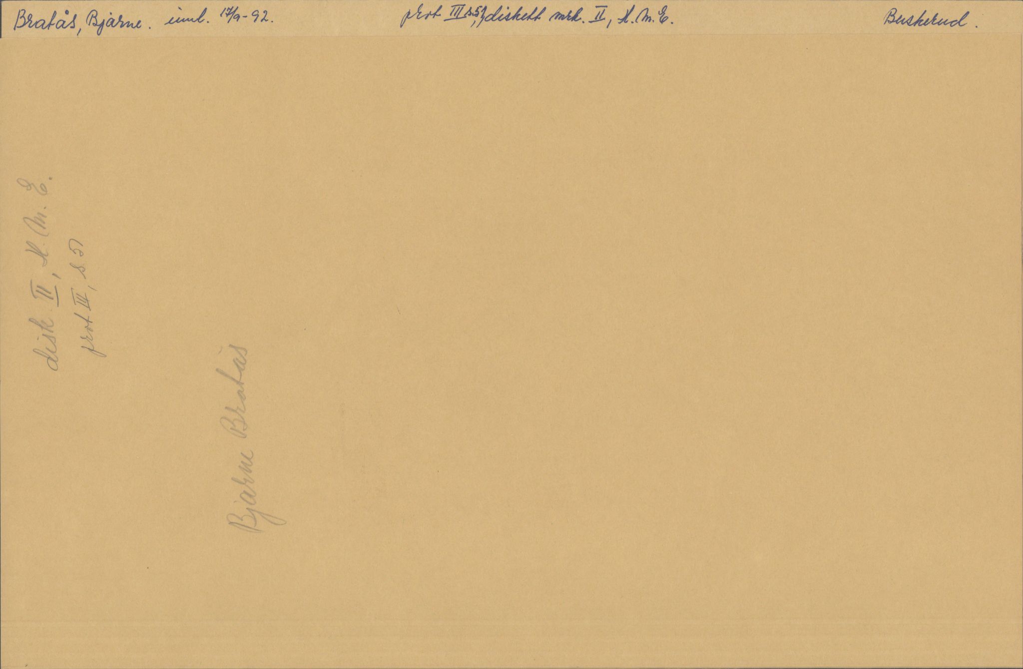 Samlinger til kildeutgivelse, Amerikabrevene, AV/RA-EA-4057/F/L0017: Innlån fra Buskerud: Bratås, 1838-1914, p. 813