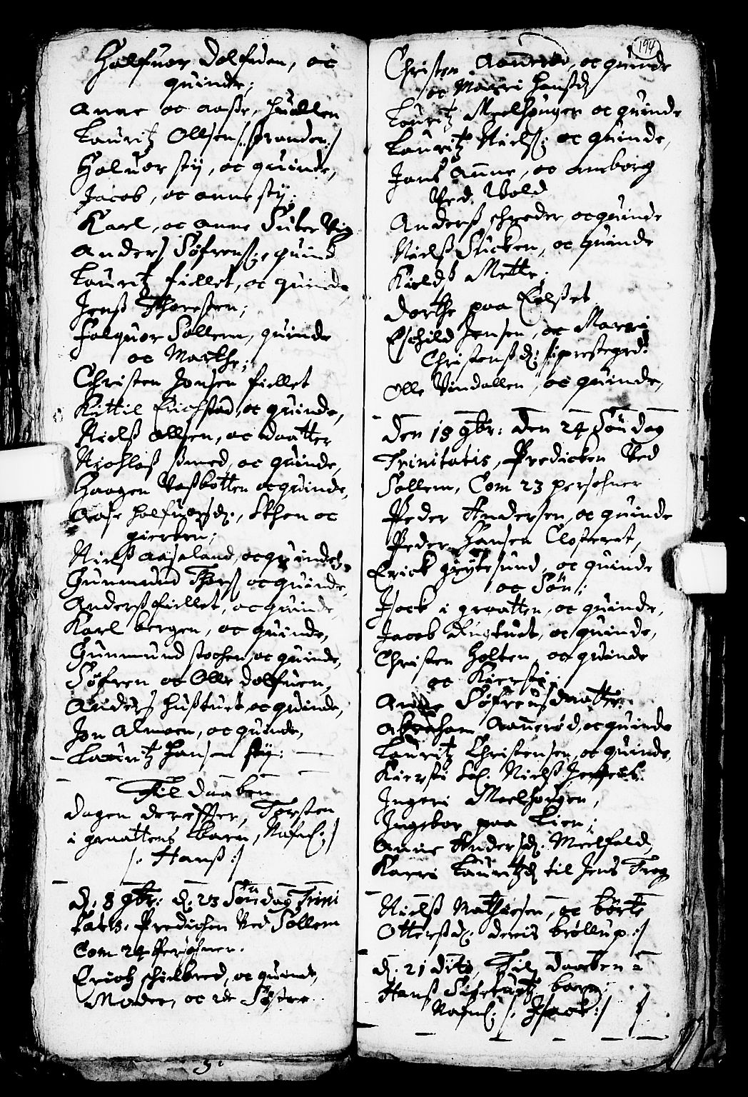 Solum kirkebøker, AV/SAKO-A-306/F/Fa/L0001: Parish register (official) no. I 1, 1701-1716, p. 194