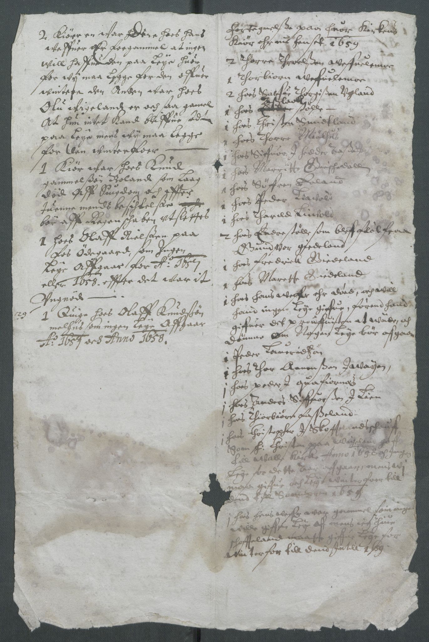 Riksarkivets diplomsamling, AV/RA-EA-5965/F02/L0168: Dokumenter, 1658-1660, p. 136