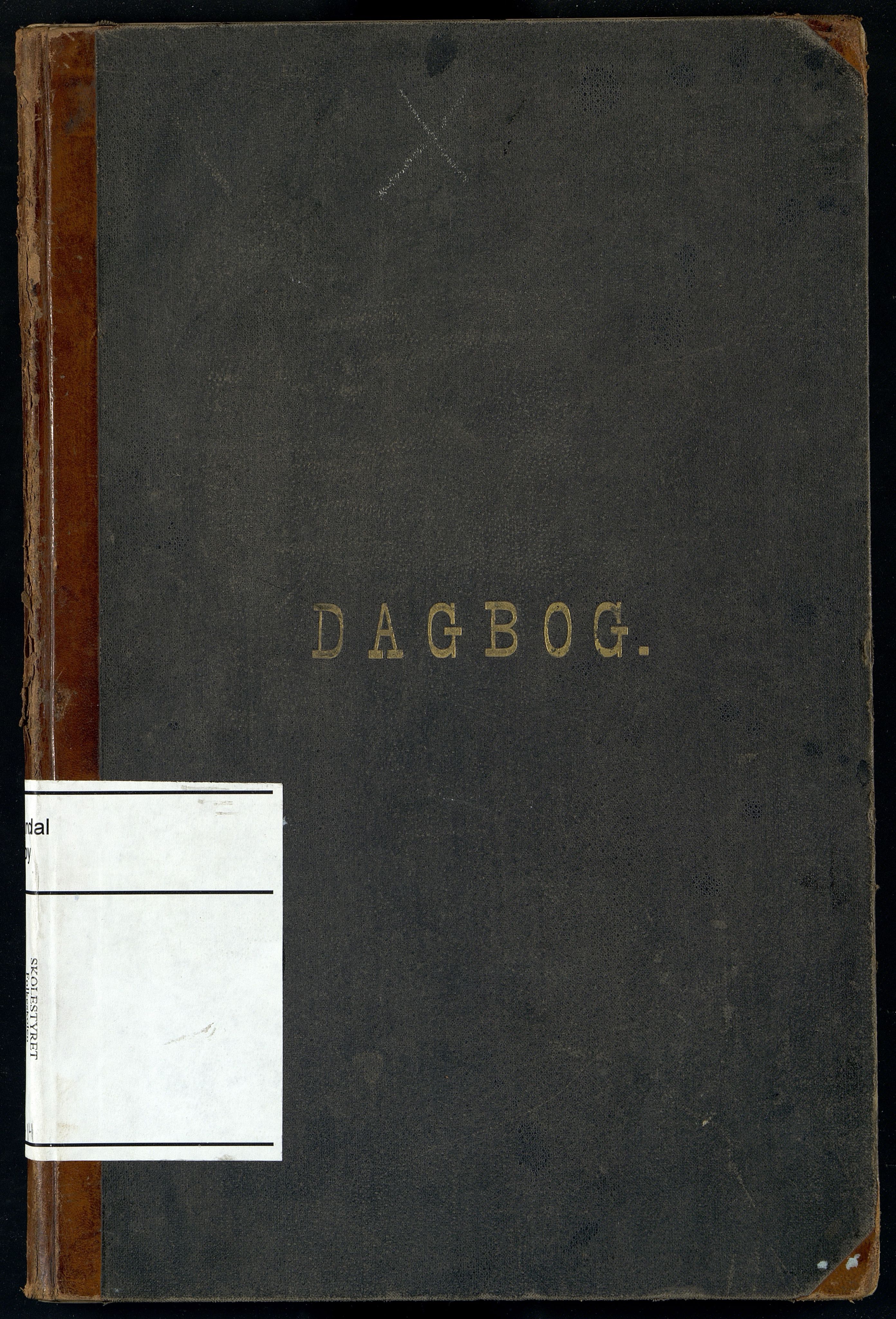 Mandal By - Mandal Allmueskole/Folkeskole/Skole, ARKSOR/1002MG551/I/L0014: Dagbok, 1899-1909