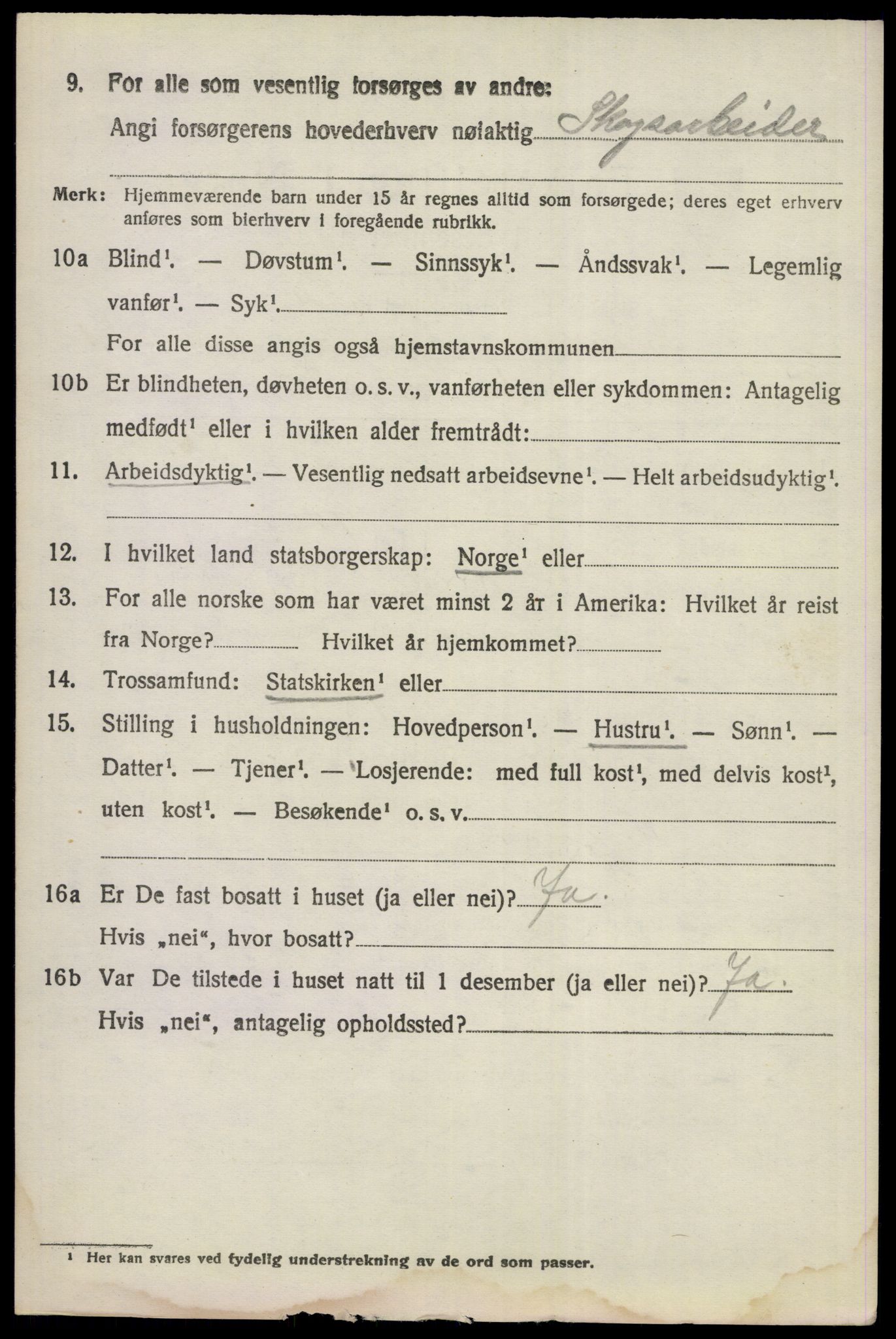 SAKO, 1920 census for Ådal, 1920, p. 6533