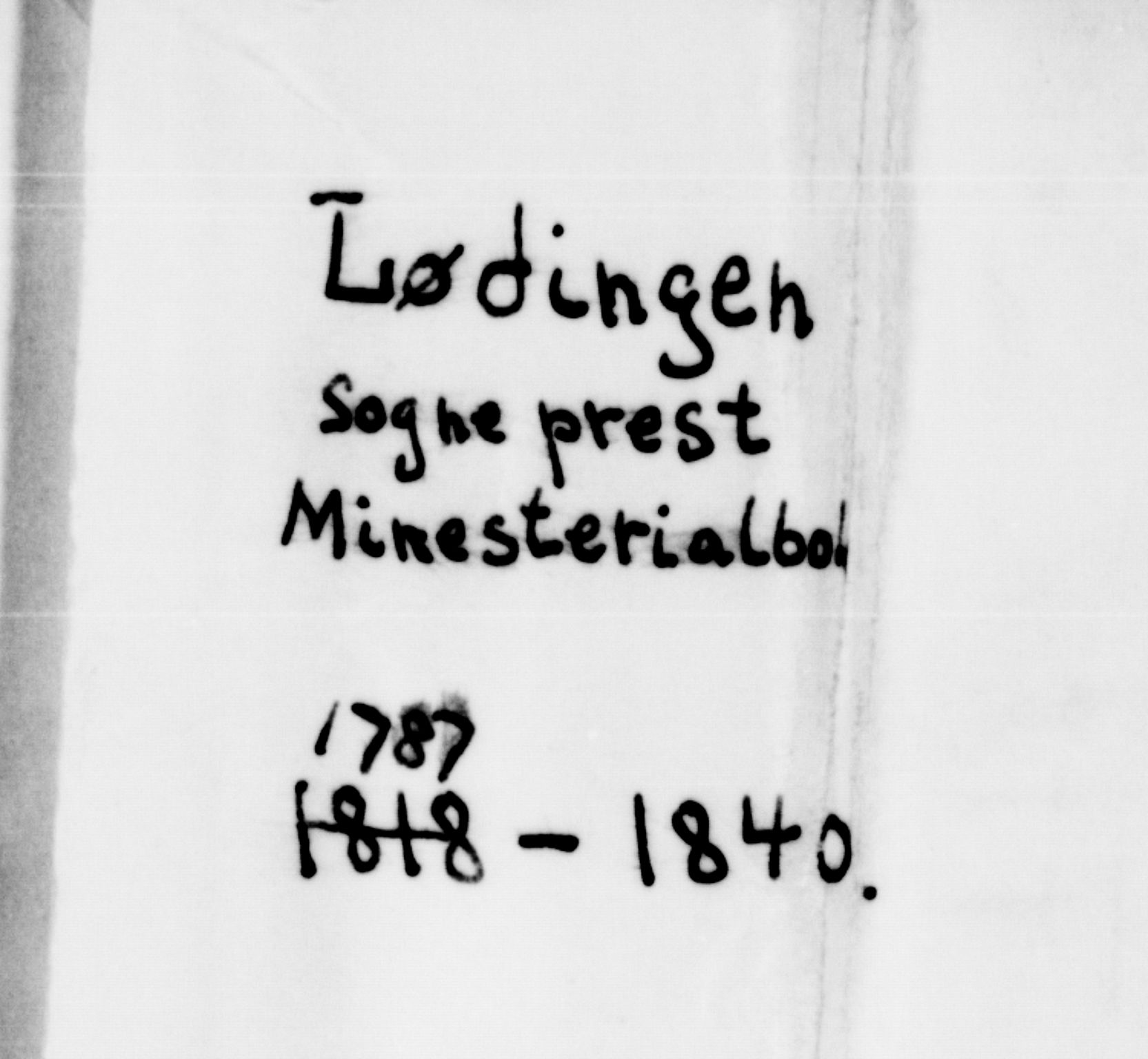 Ministerialprotokoller, klokkerbøker og fødselsregistre - Nordland, AV/SAT-A-1459/872/L1032: Parish register (official) no. 872A07, 1787-1840