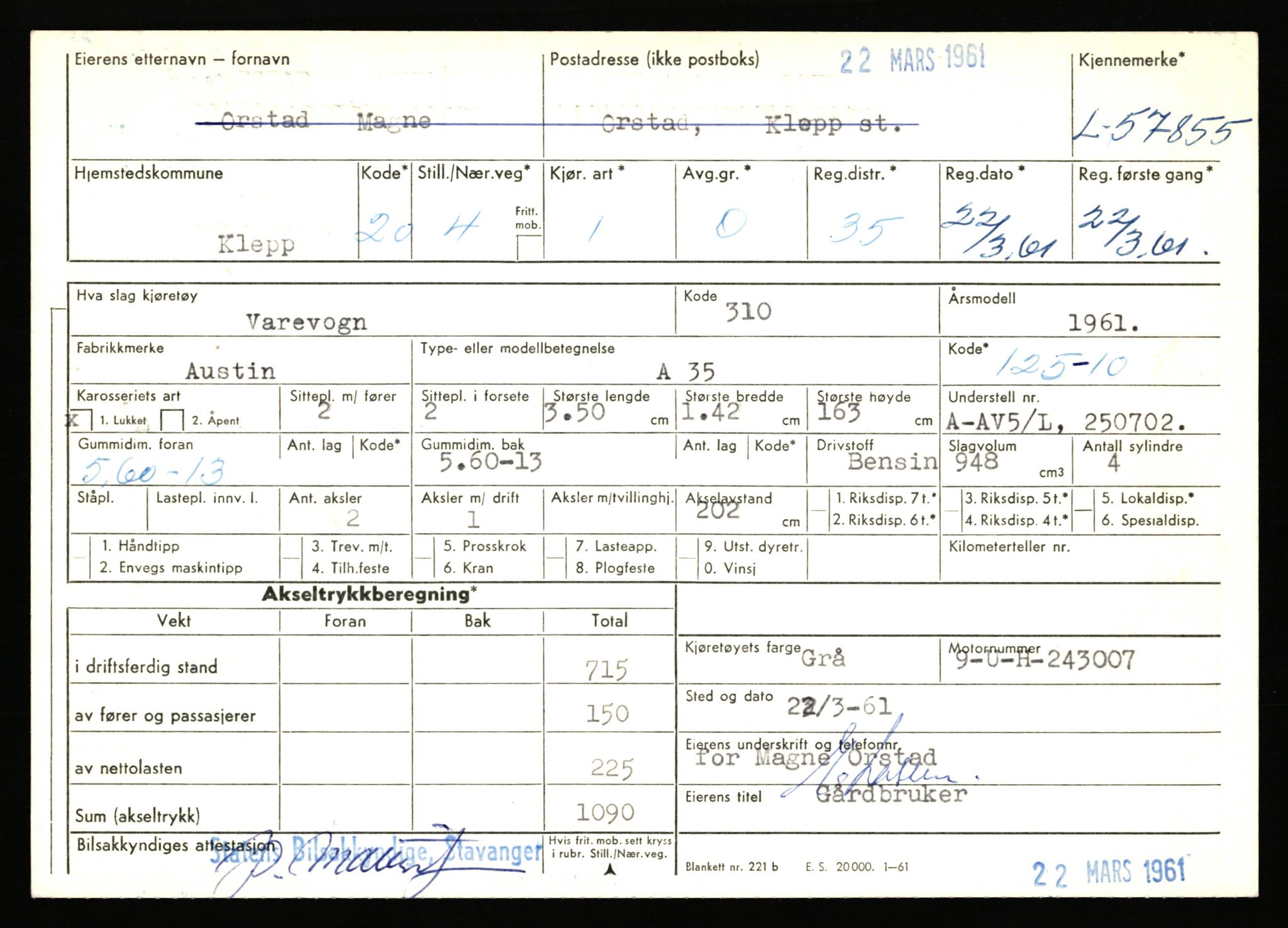 Stavanger trafikkstasjon, AV/SAST-A-101942/0/F/L0057: L-57200 - L-57999, 1930-1971, p. 2043